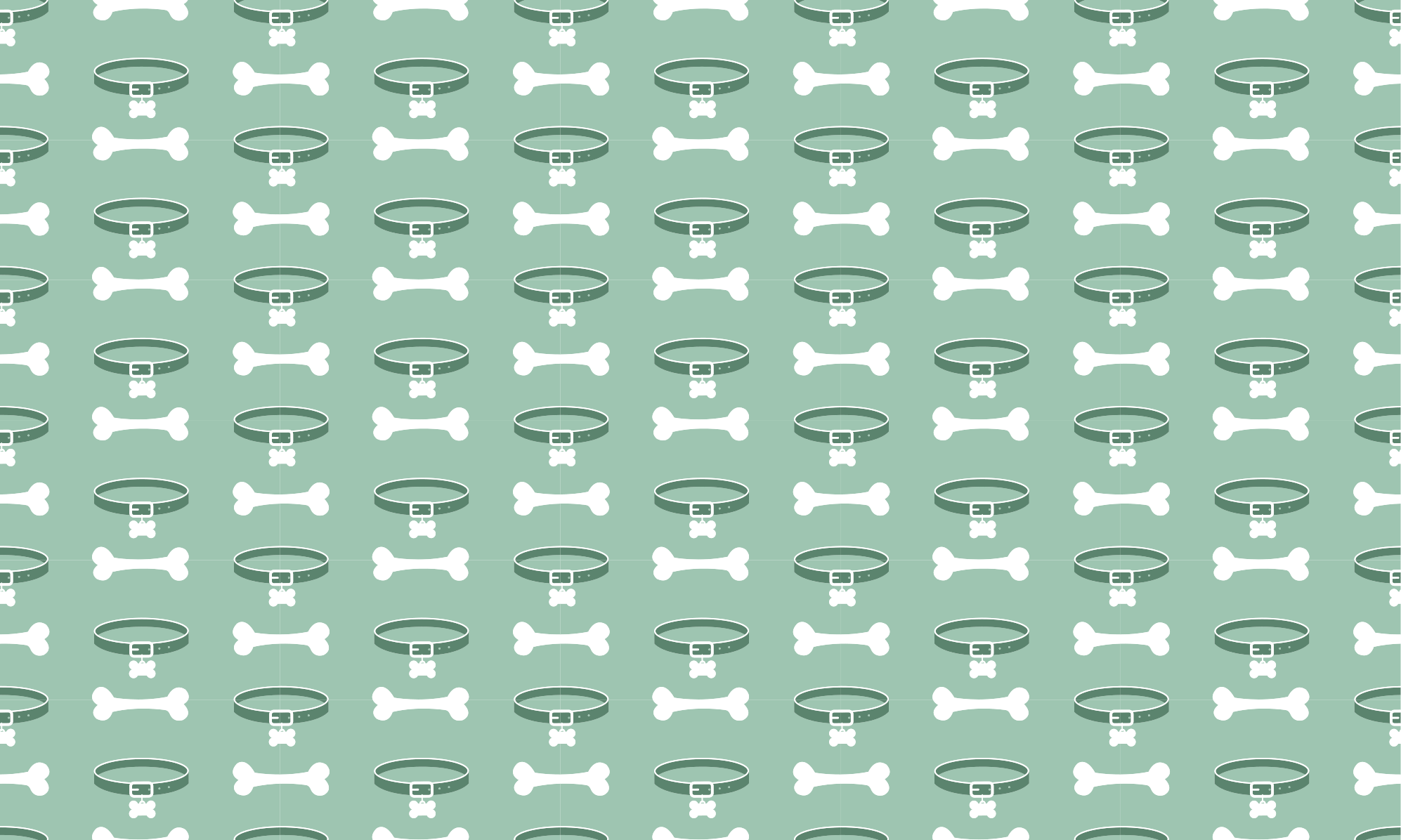 εκπληκτικά φωτεινό χαλί με μοτίβα σκύλων - TenStickers