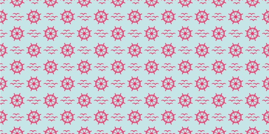 ναυτικό πηδάλιο chevron μοτίβο ορθογώνιο χαλί - TenStickers