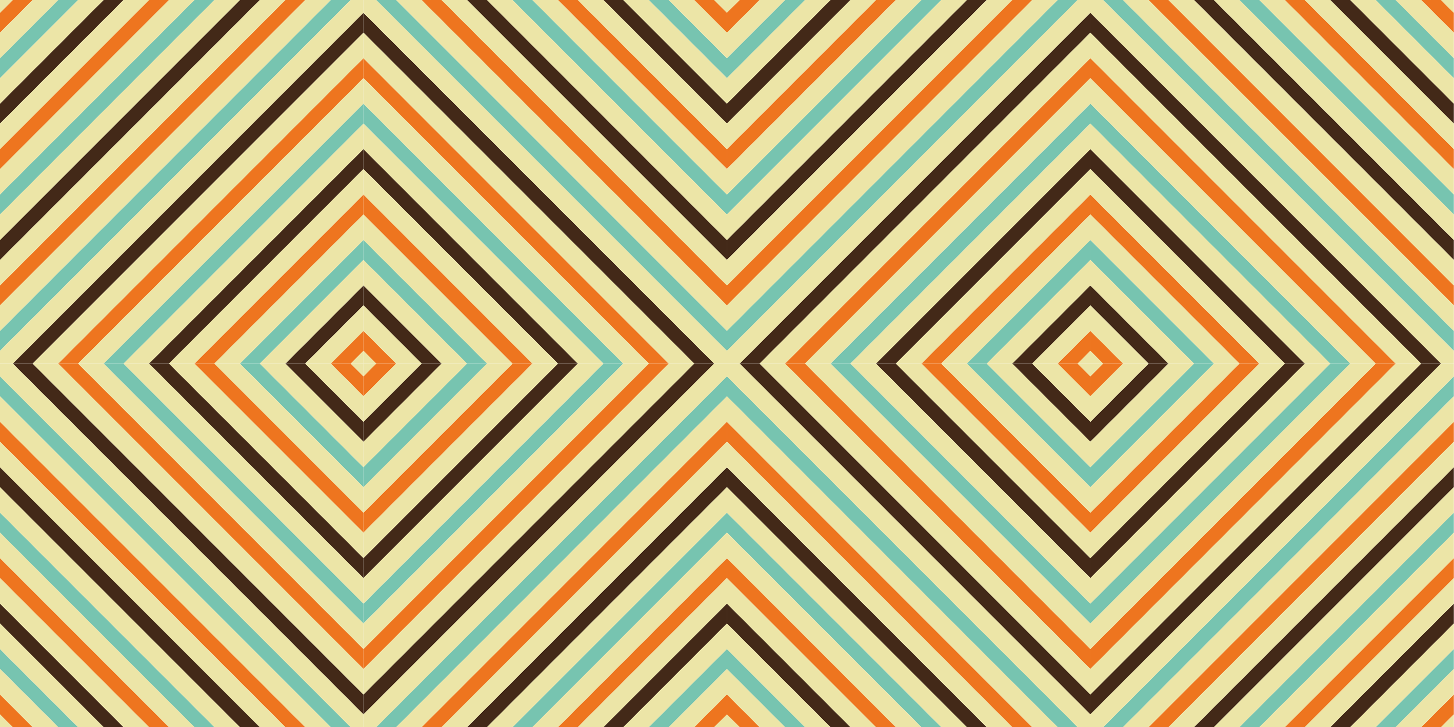 xαλί γεωμετρικού σχεδιασμού ρίγες με μοτίβο διαμαντιών - TenStickers