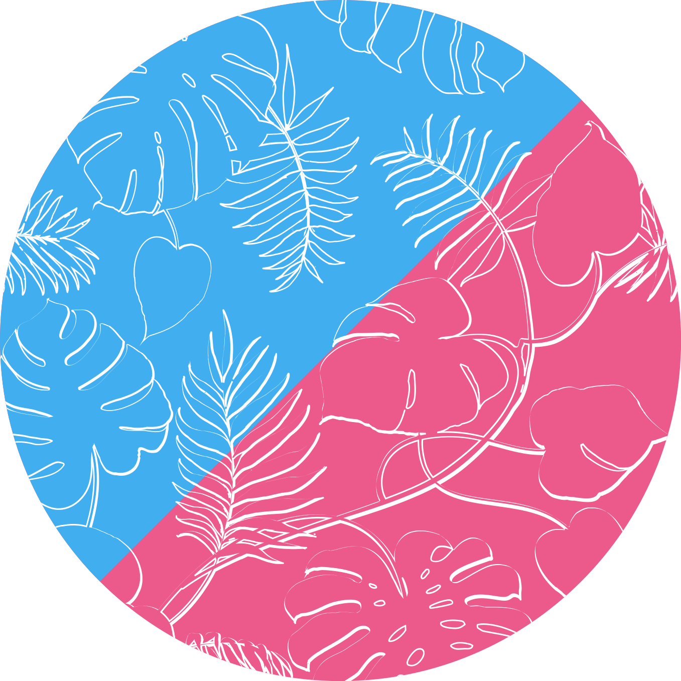 Χαλί φύσης Φυλλώδη Τροπικά - TenStickers