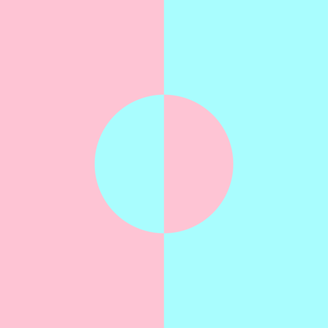 Μινιμαλιστικό χαλί από βινύλιο απαλή χρωματική αντίθεση - TenStickers