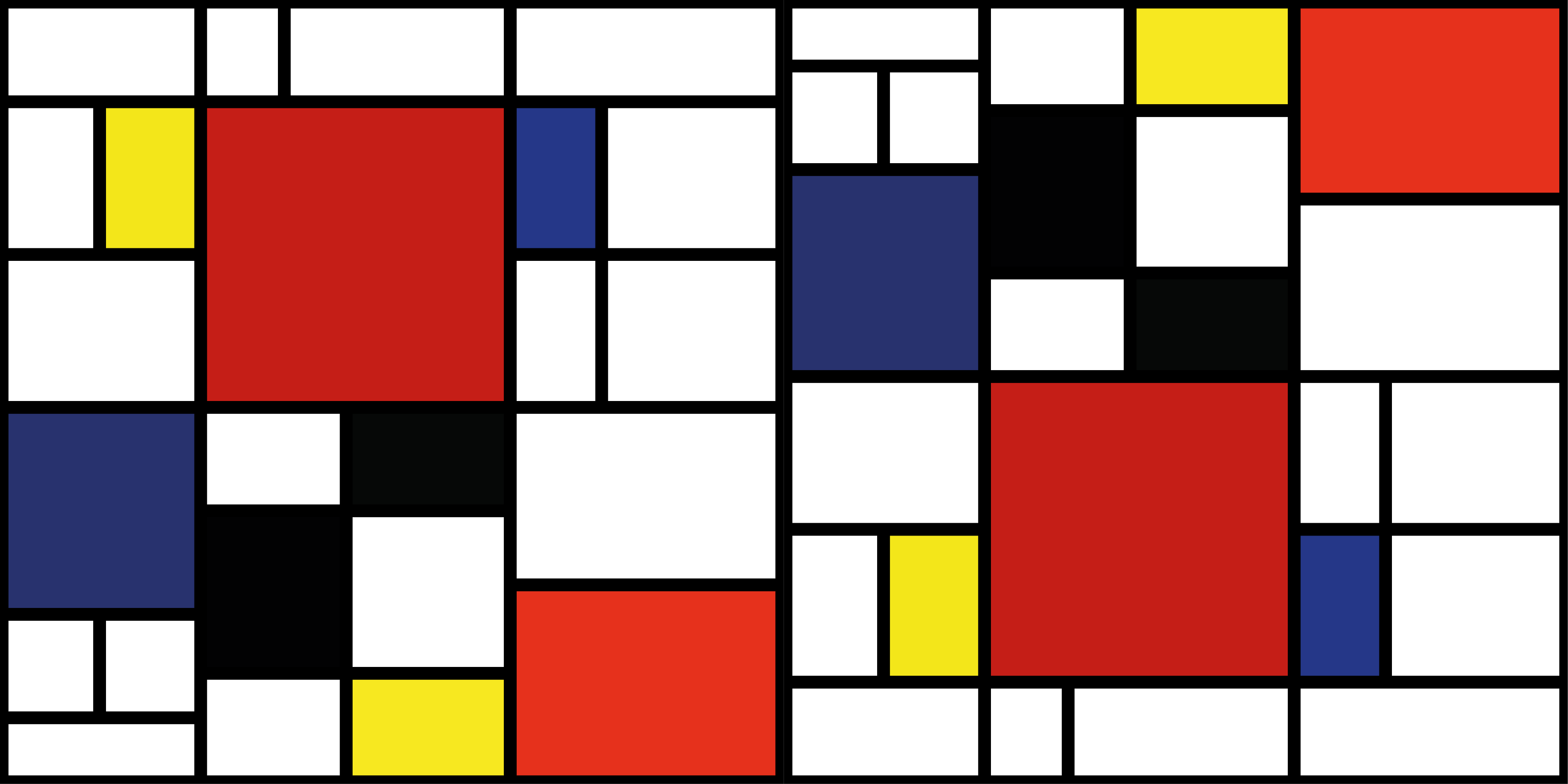 μοντέρνο χαλί μοτίβο μπλοκ χρώματος - TenStickers