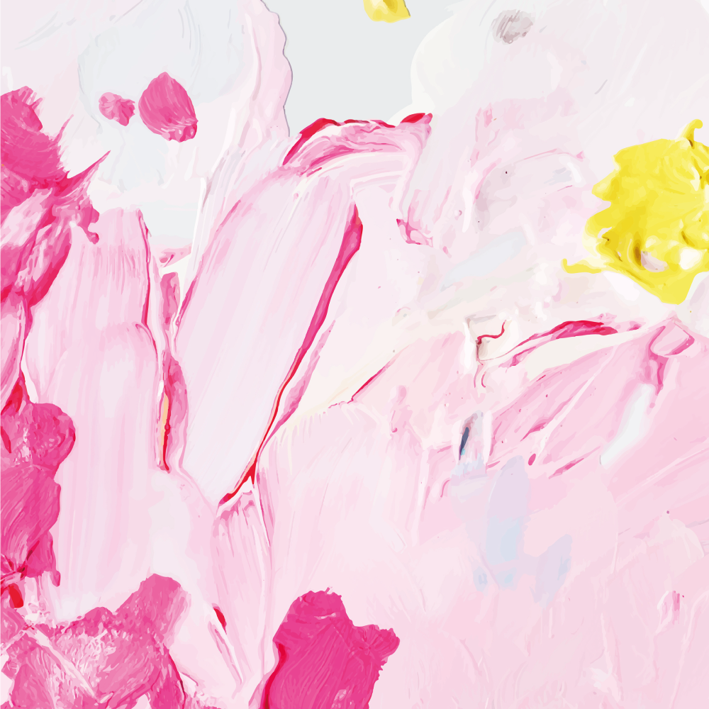 Χαλί εφηβικής κρεβατοκάμαρας Αφηρημένες πινελιές - TenStickers