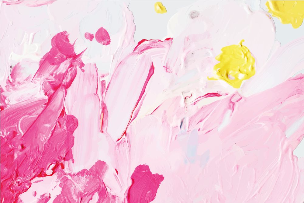 χαλί φύσης αφηρημένες λουλουδένιες αποχρώσεις - TenStickers