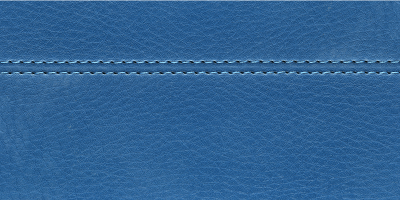 δάπεδο από ξύλο βινυλίου μπλε δερμάτινη ραφή - TenStickers