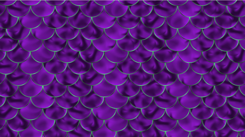 ορθογώνιο χαλί γοργόνας ψαριών σκουμάς - TenStickers