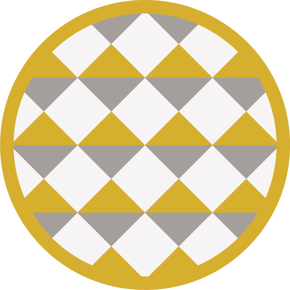 κυκλικό χαλί glam pantone - TenStickers