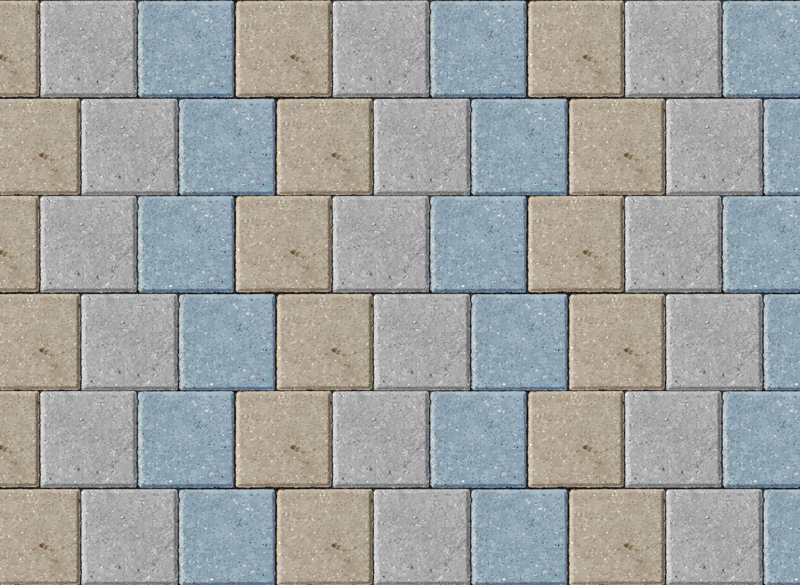 χρωματιστά τετράγωνα τούβλα μοκέτα κεραμίδι μοκέτα - TenStickers