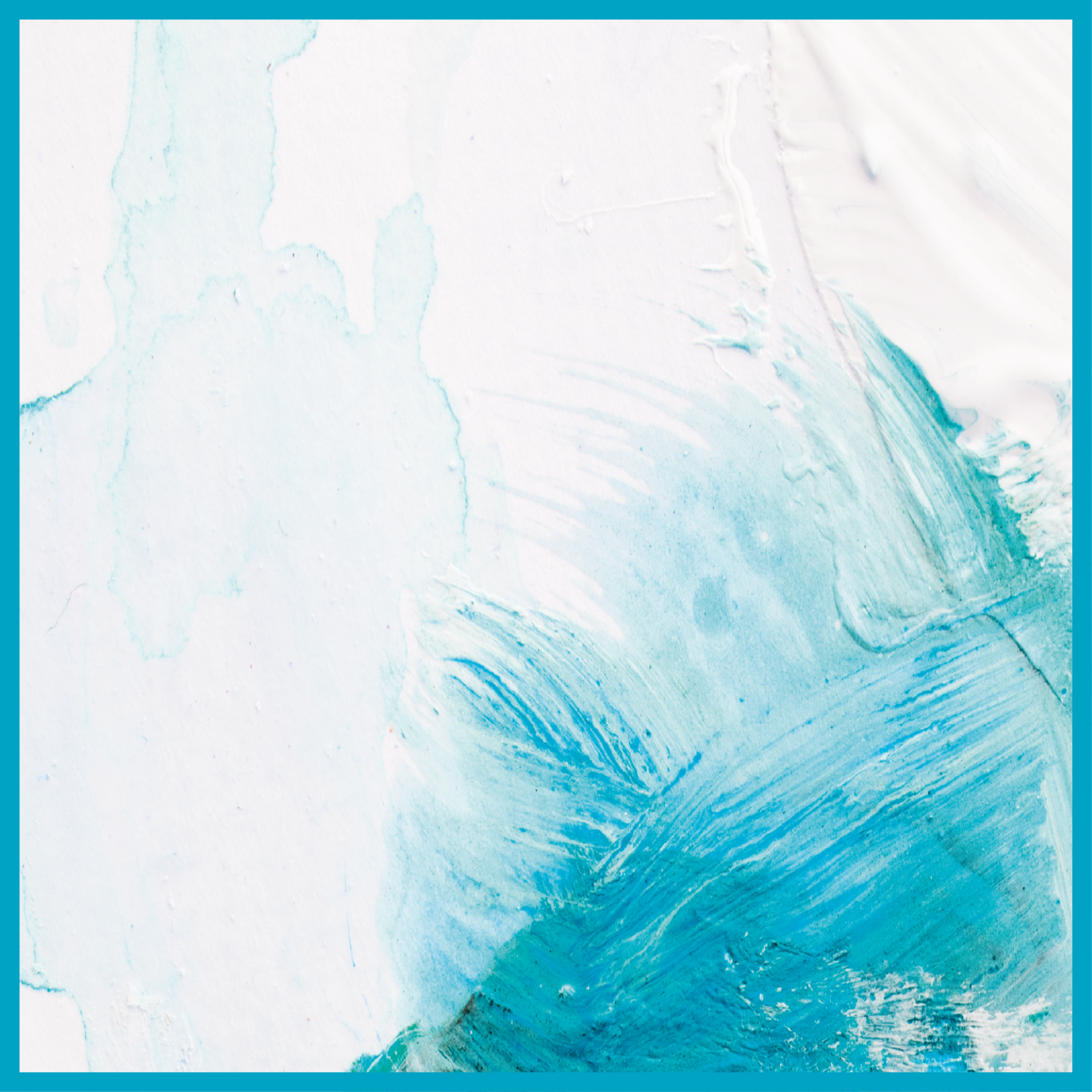 χαλί βινυλίου πινελιές με γαλάζιο πινέλο - TenStickers