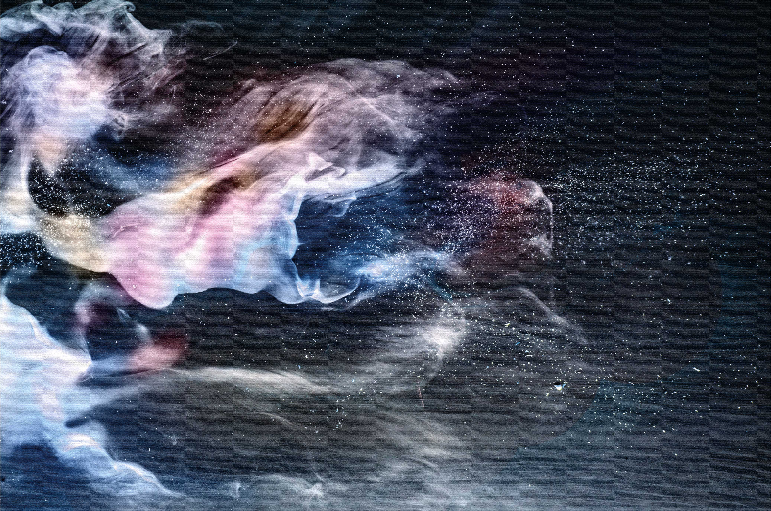 μοντέρνο χαλί με εφέ καπνού - TenStickers