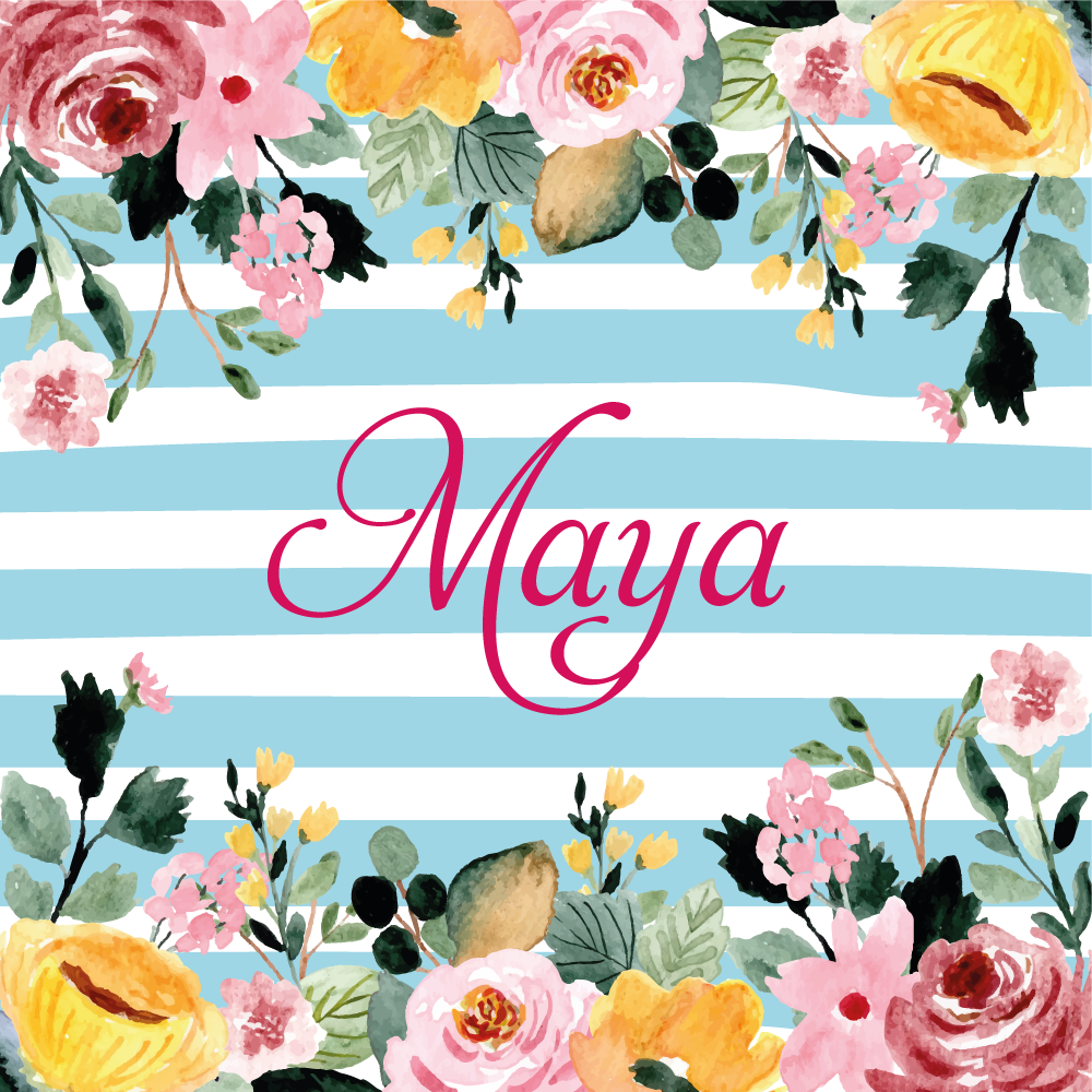 χαλί κρεβατοκάμαρας προσαρμοσμένο βοτανικό σχέδιο - TenStickers