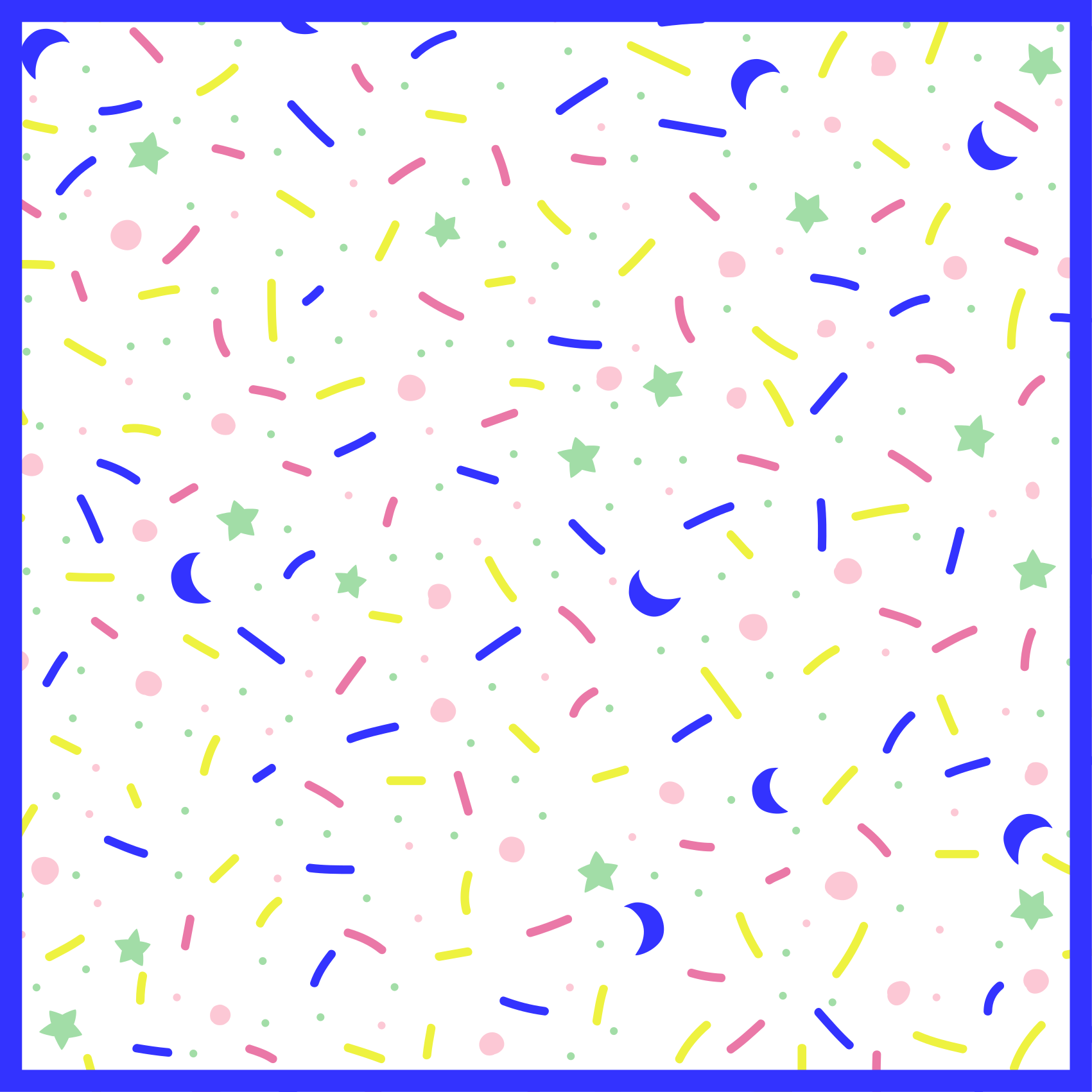 μοκέτα βινυλίου πάρτι πολύχρωμα σχήματα - TenStickers