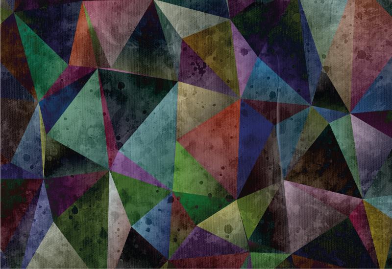 μοντέρνο χαλί στυλ πικάσο χρώμα βάθους μοτίβο - TenStickers