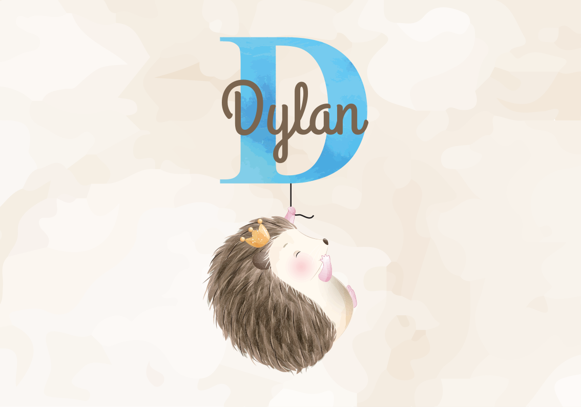 χαριτωμένα ζώα σκαντζόχοιρος πατάκι μωρών - TenStickers