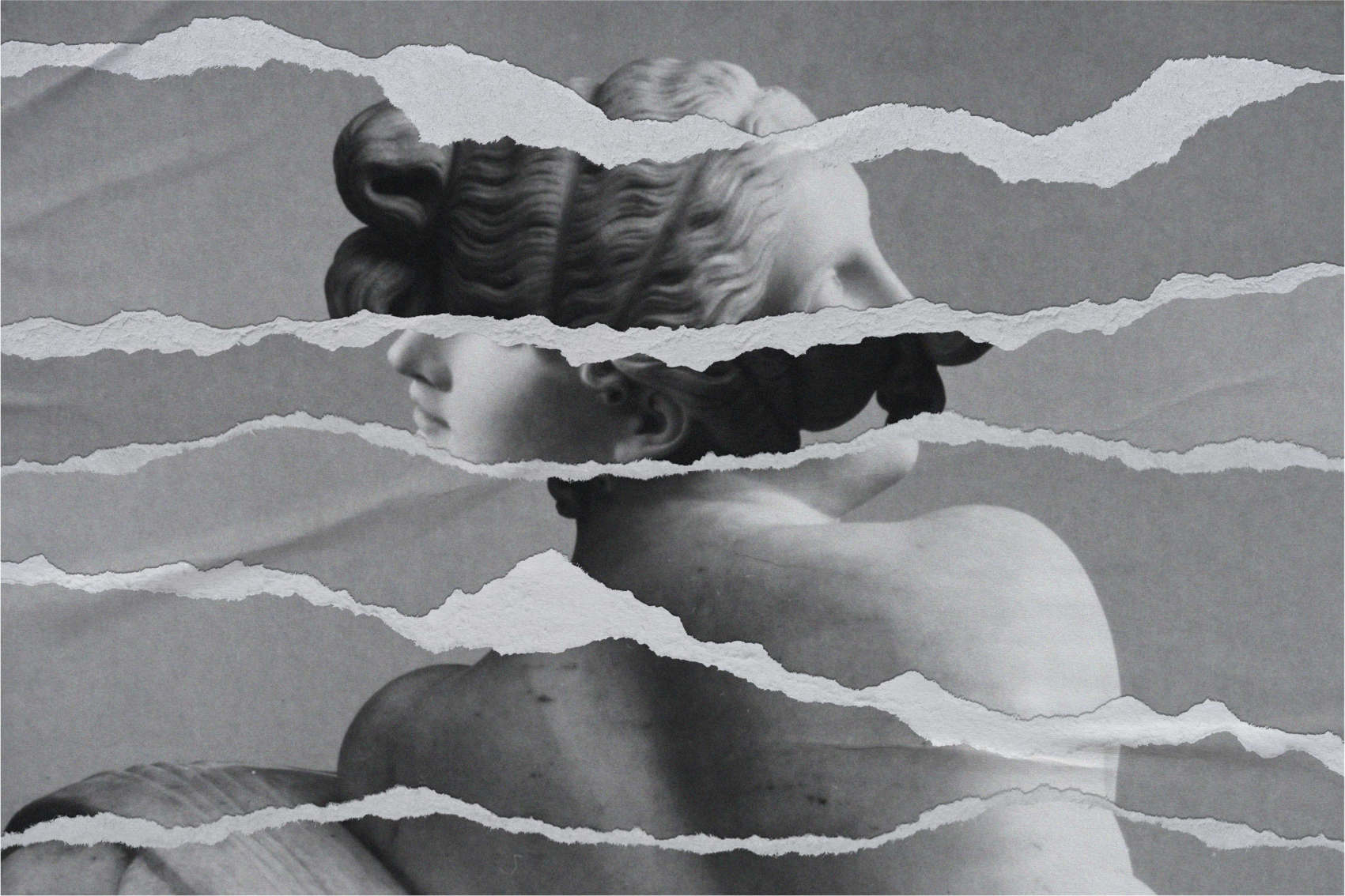 χαλί βινυλίου εφέ σκισμένου χαρτιού - TenStickers