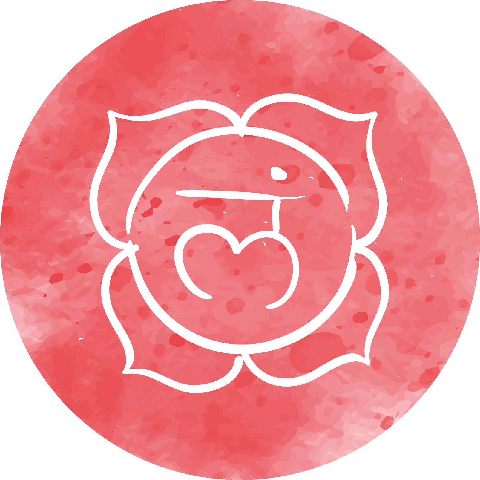 χαλί μάνταλα κυκλικό σχέδιο τριαντάφυλλου - TenStickers