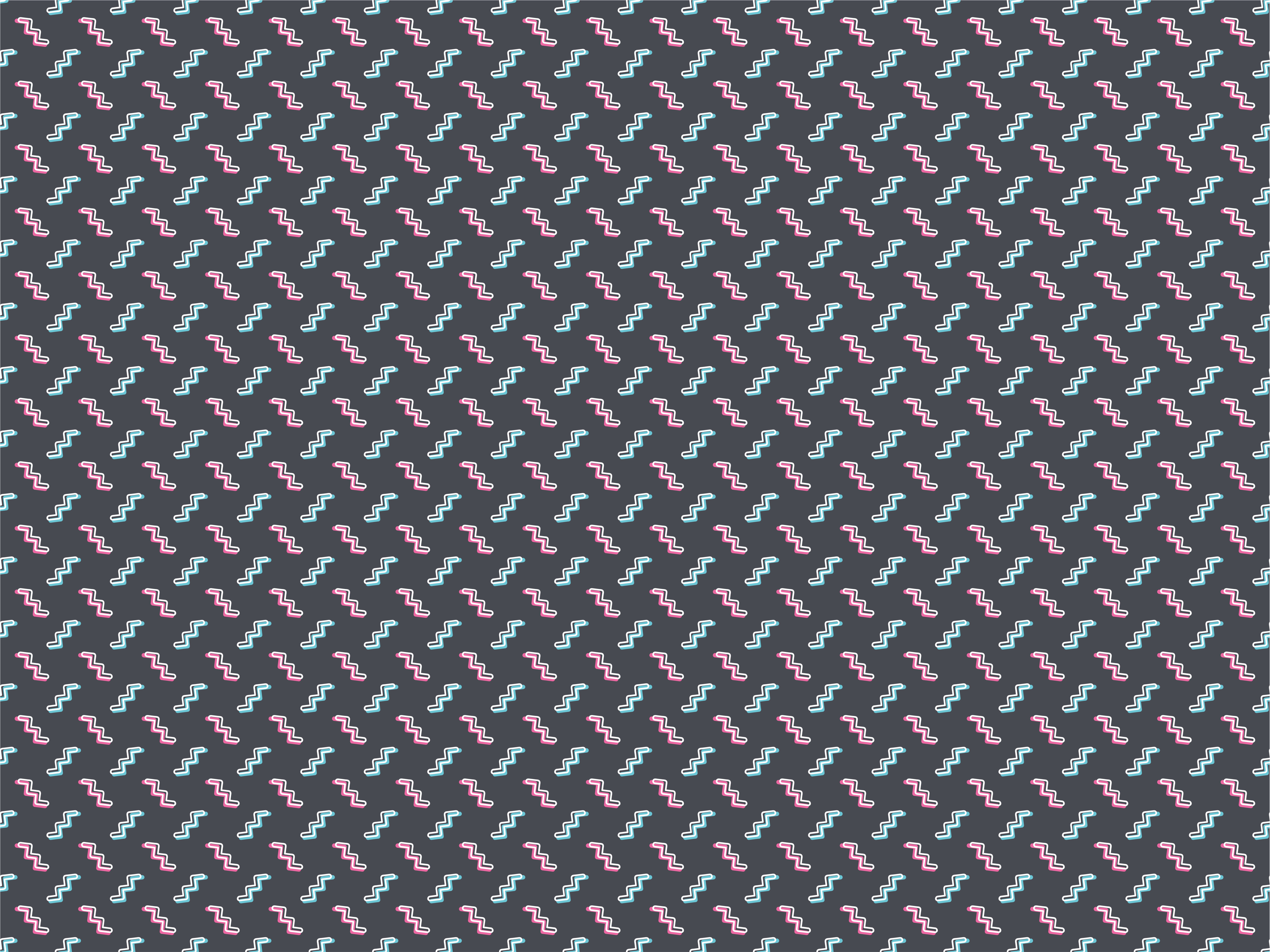 μοκέτα βινυλίου πολύχρωμα κυματιστά σχήματα - TenStickers