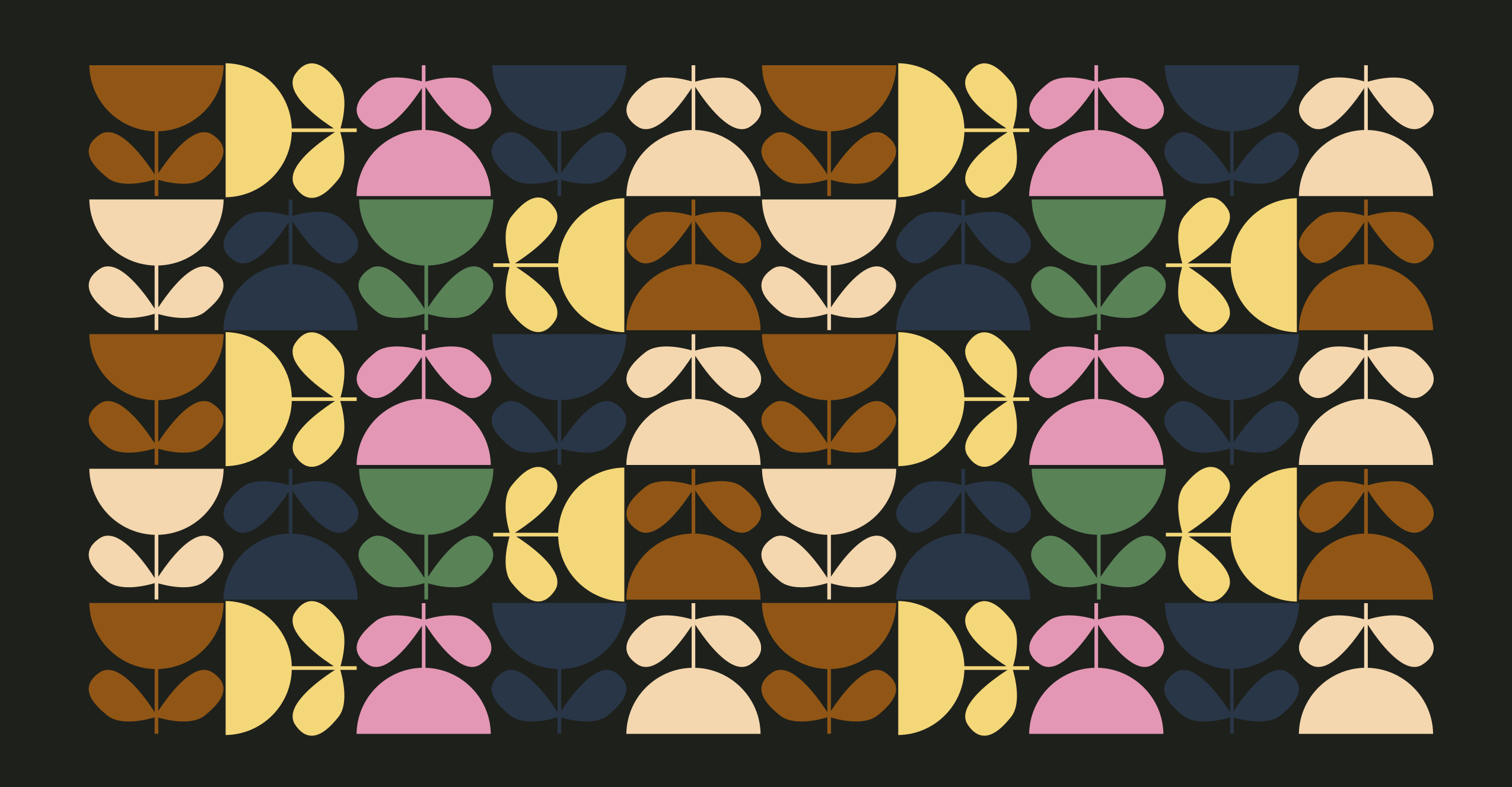 xαλί βινυλίου με εφέ πλακιδίων ζωηρά μοτίβα φύλλων - TenStickers