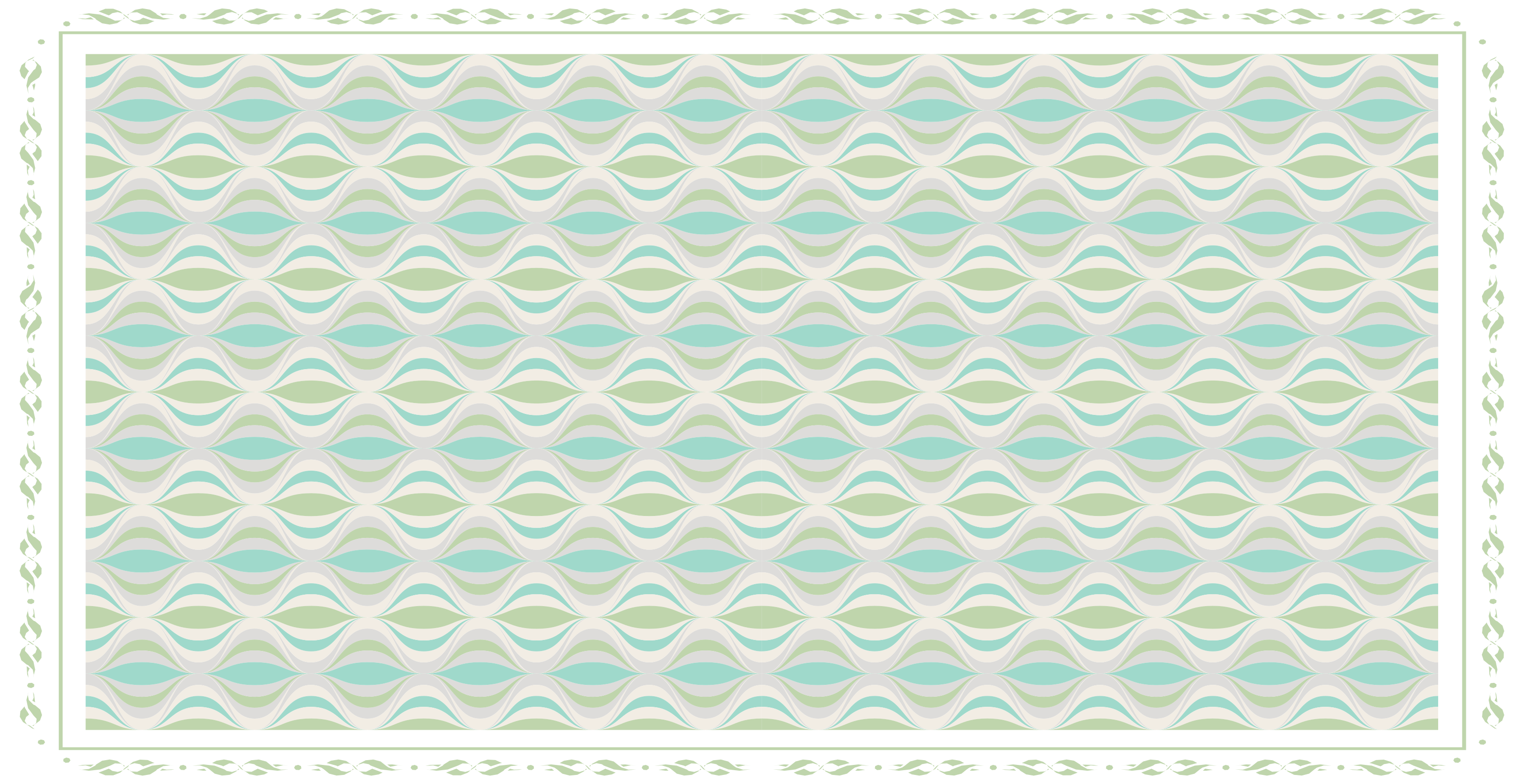 xαλί βινυλίου με εφέ πλακιδίων καμπυλωτό μοτίβο - TenStickers