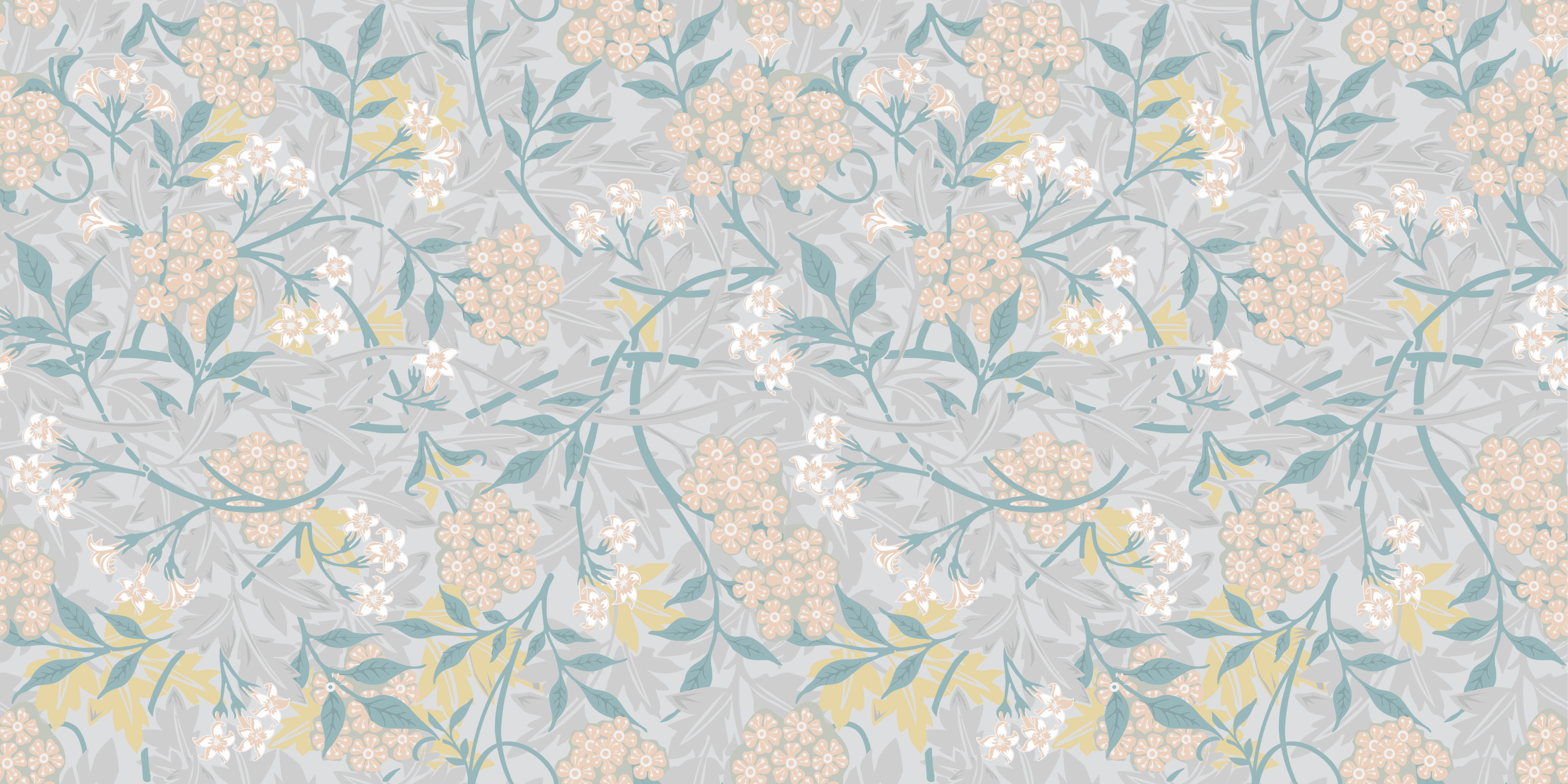 xαλί βινυλίου με λουλούδια βοτανικό μοτίβο - TenStickers