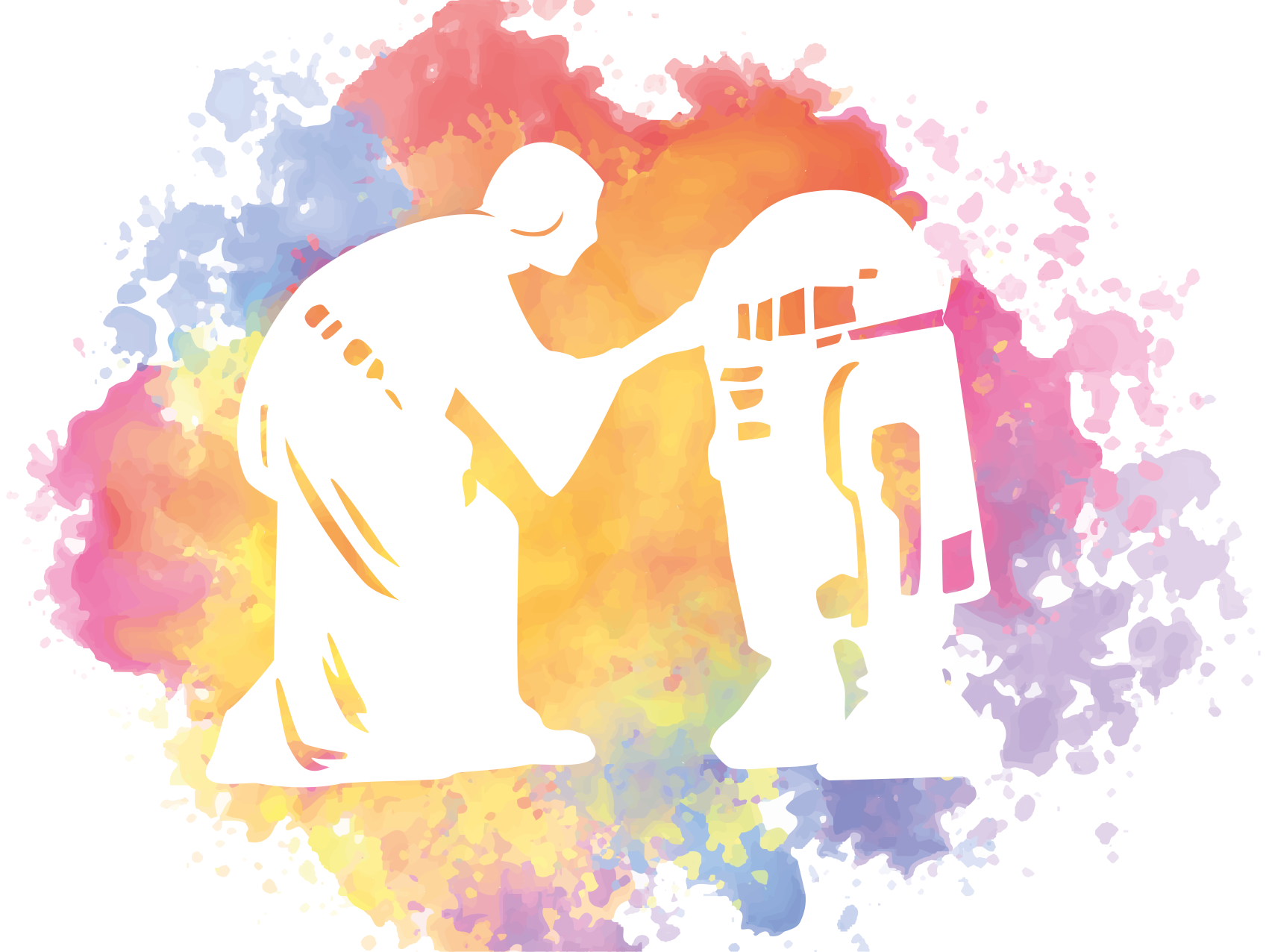 Χαλί εφηβικής κρεβατοκάμαρας aquarella γαλαξιακή saga - TenStickers