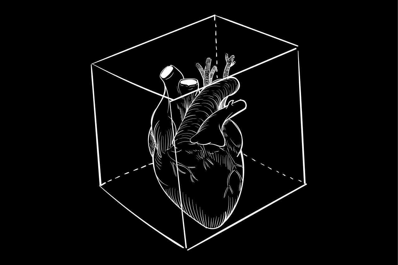 μοντέρνο χαλί εικονογράφηση καρδιάς - TenStickers