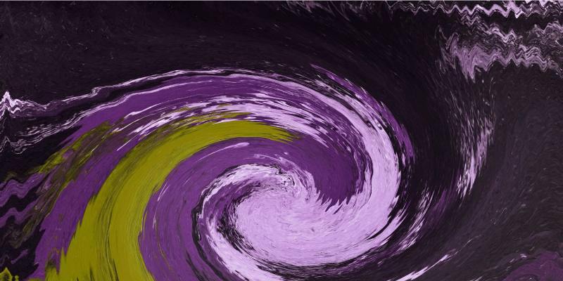 Vintage χαλί με ψυχεδελική ζωγραφική υφή - TenStickers