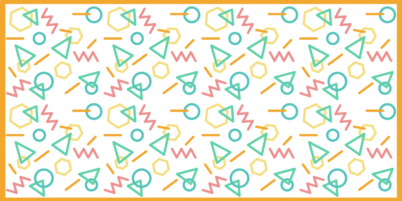 μινιμαλιστικά σχήματα vintage χαλί - TenStickers