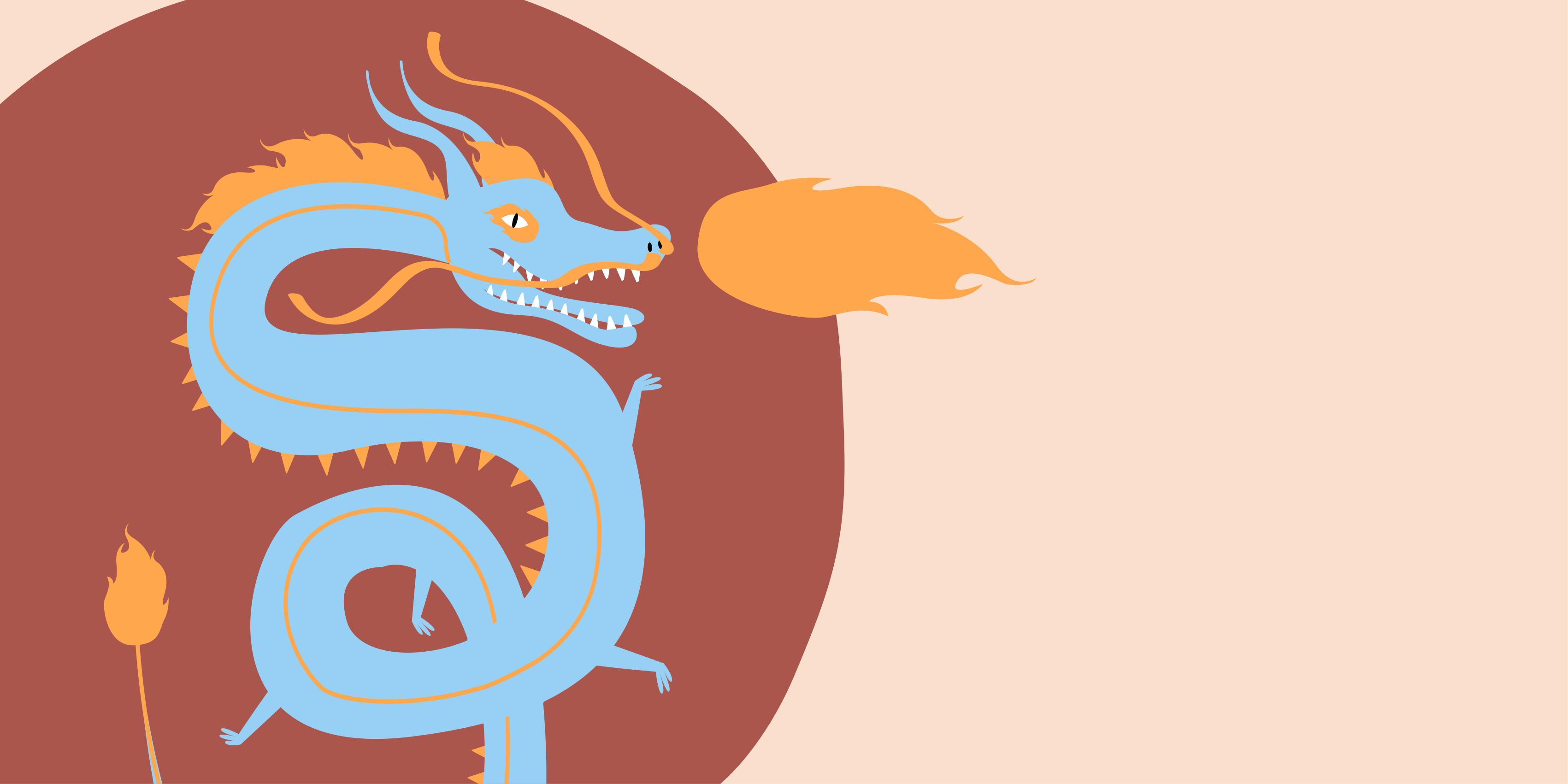 Εθνικό χαλί πνεύμα δράκου - TenStickers