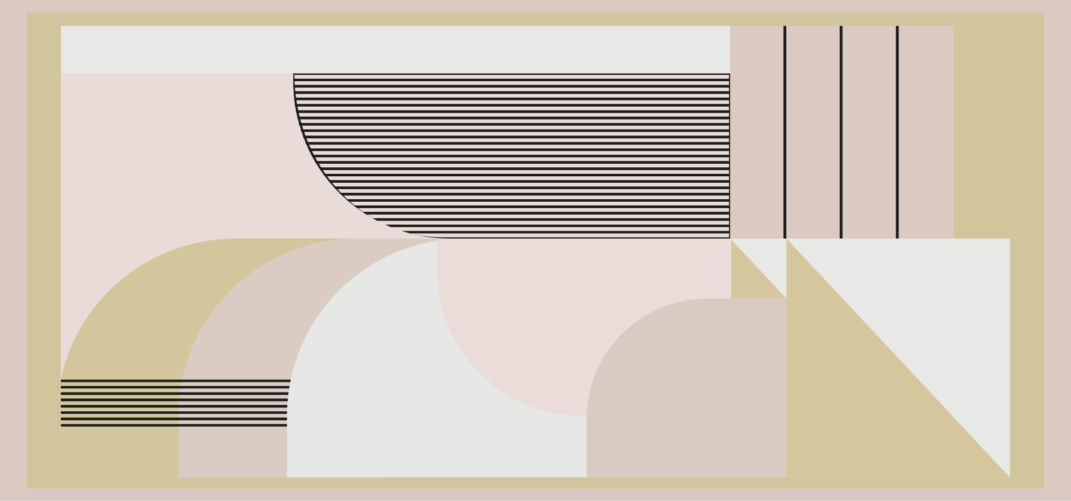 χαλί γεωμετρικού αστικού σχεδιασμού σε παστέλ χρώματα - TenStickers