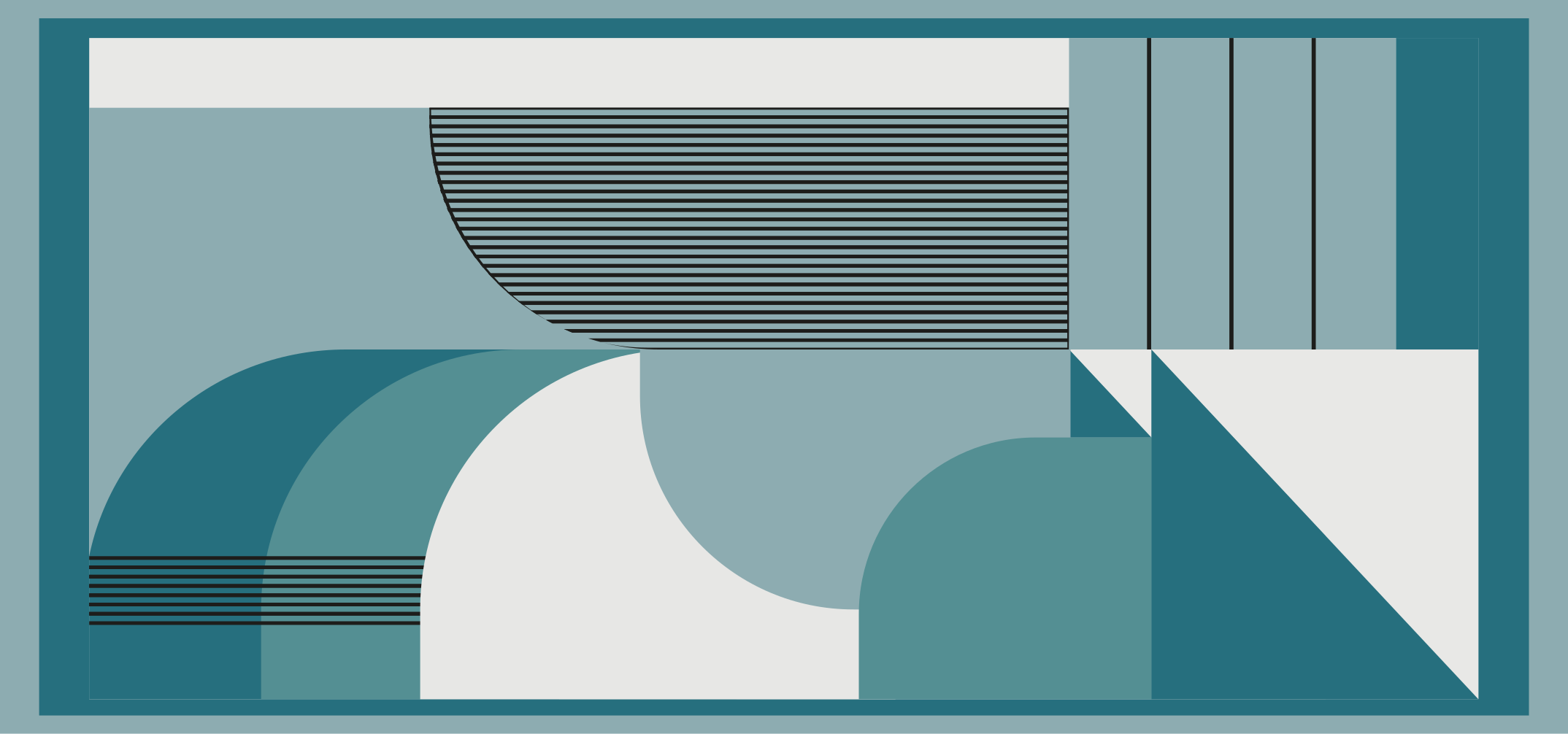 μπλε γεωμετρικό αστικό σχέδιο πλακάκια χωλ εισόδου - TenStickers