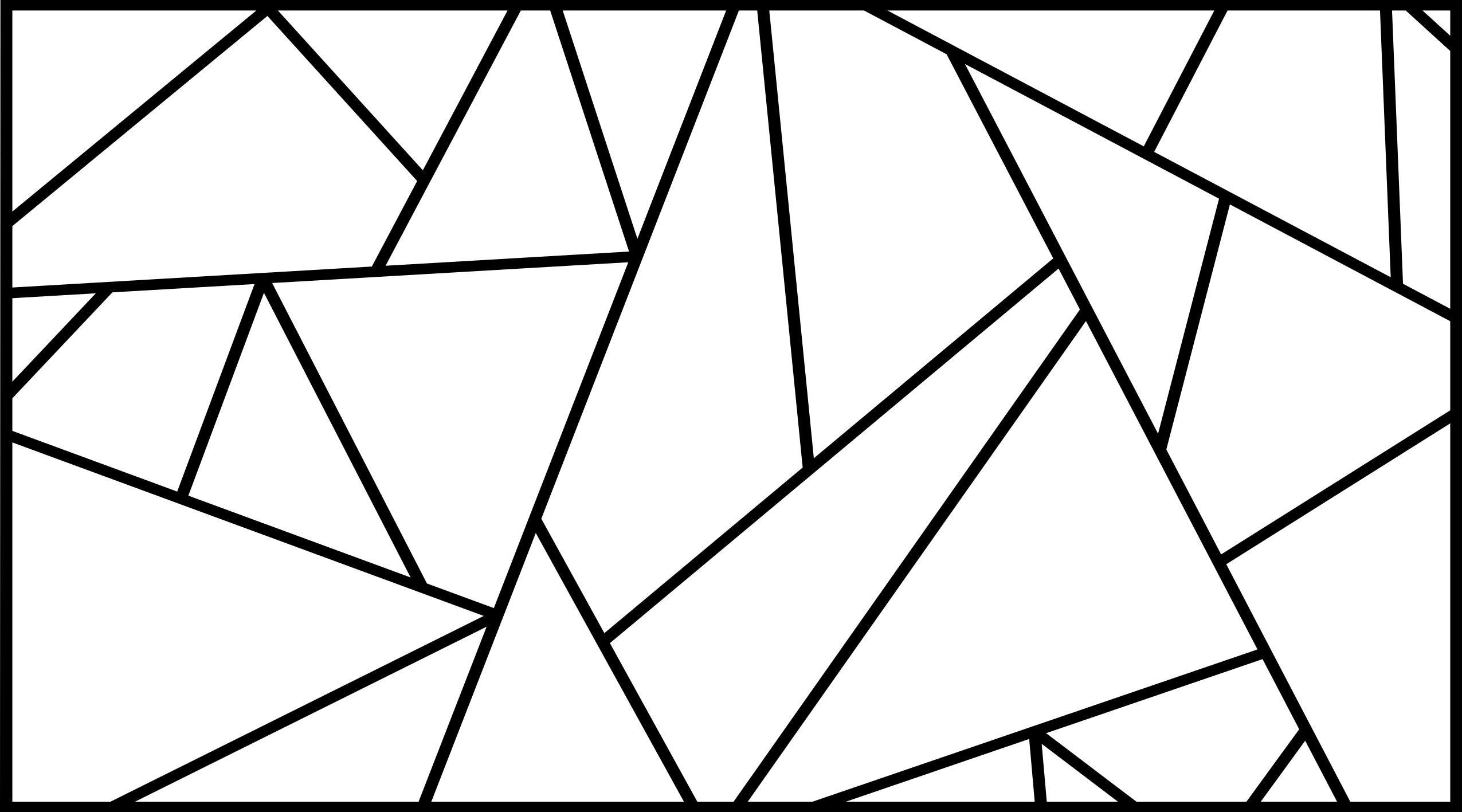 xαλί γεωμετρικού σχεδιασμού μοτίβο απότομη γωνία - TenStickers