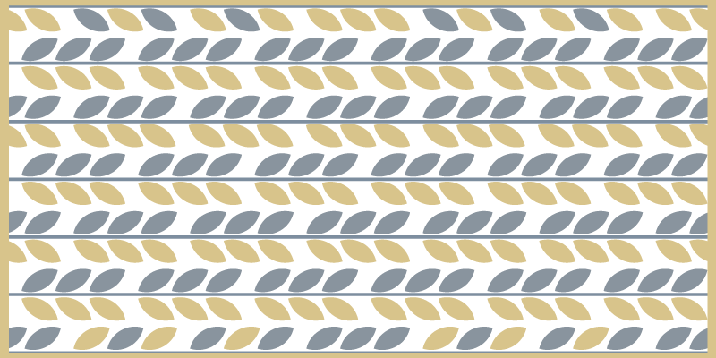 γκρι και κίτρινα κάθετα φύλλα βινυλίου χαλί - TenStickers