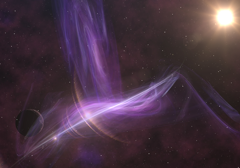 μοκέτα βινυλίου γαλαξιακό ονειρικό τοπίο - TenStickers