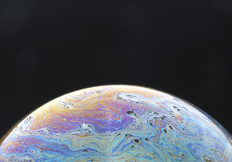 πολύχρωμο αφηρημένο χαλί σαλονιού πλανήτη - TenStickers