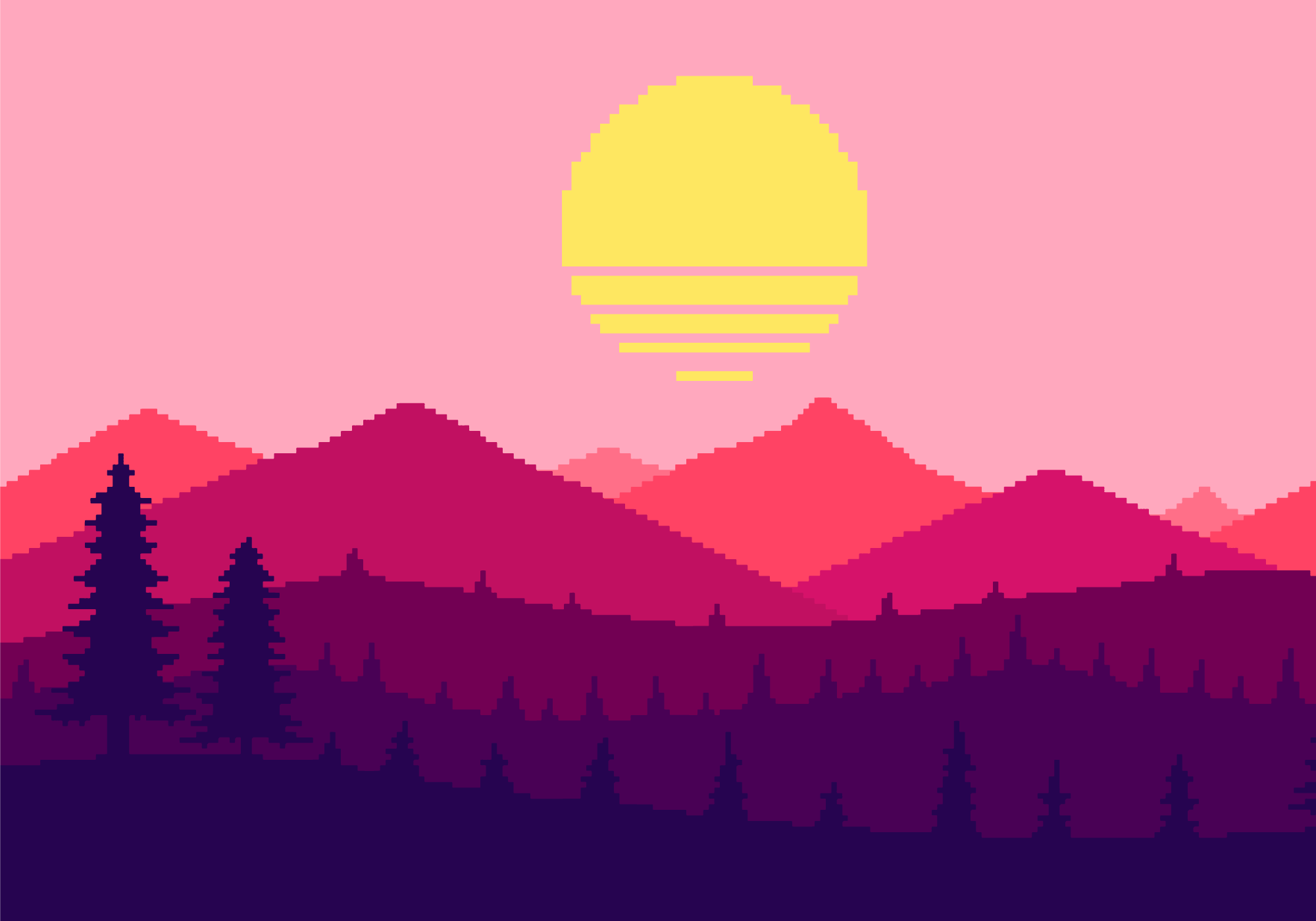 ηλιοβασίλεμα αισθητική τοιχογραφία κουβέρτα κρεβατοκάμαρας - TenStickers