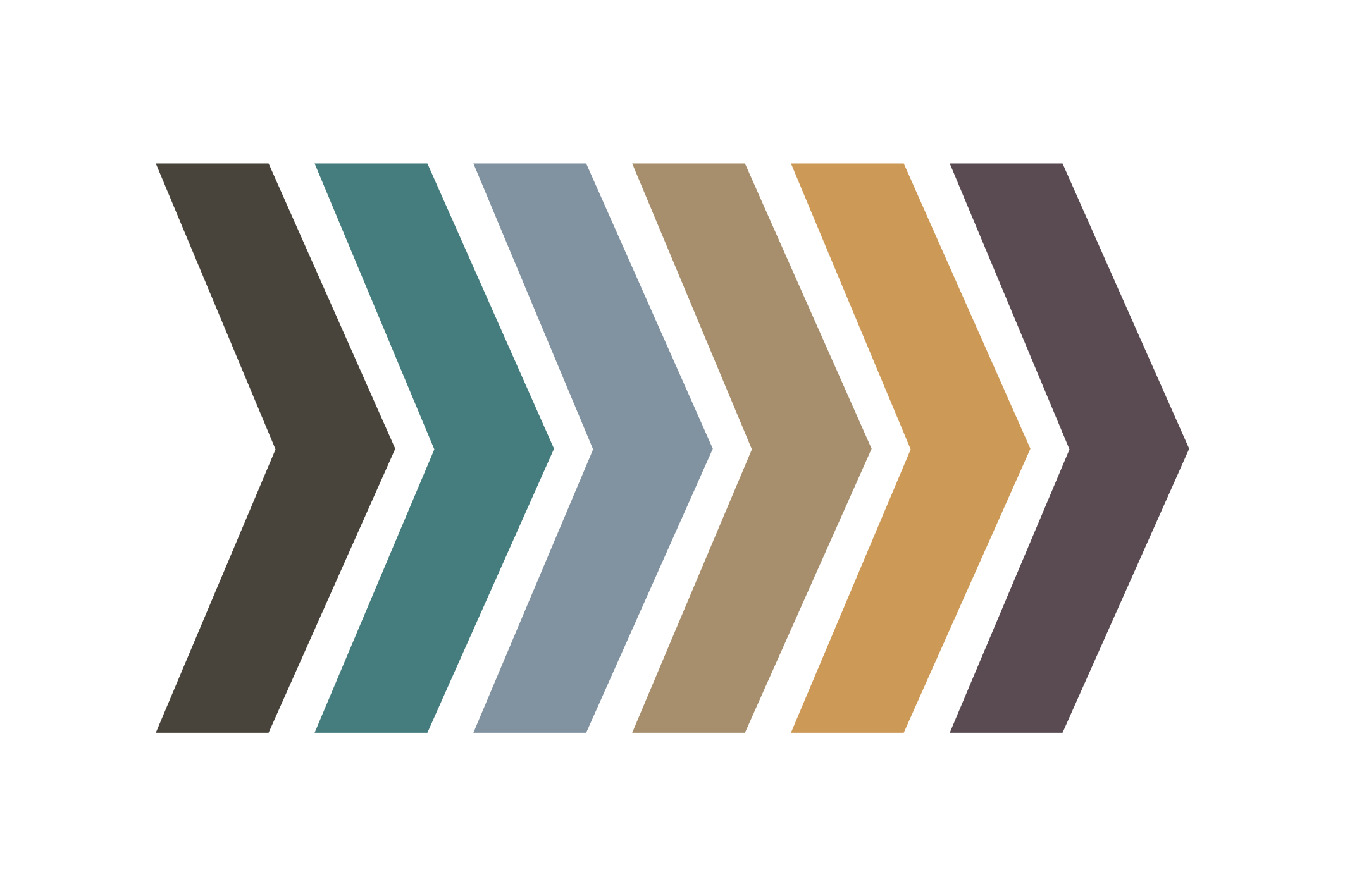 γήινα χρώματα βέλος πλακάκια χωλ εισόδου - TenStickers