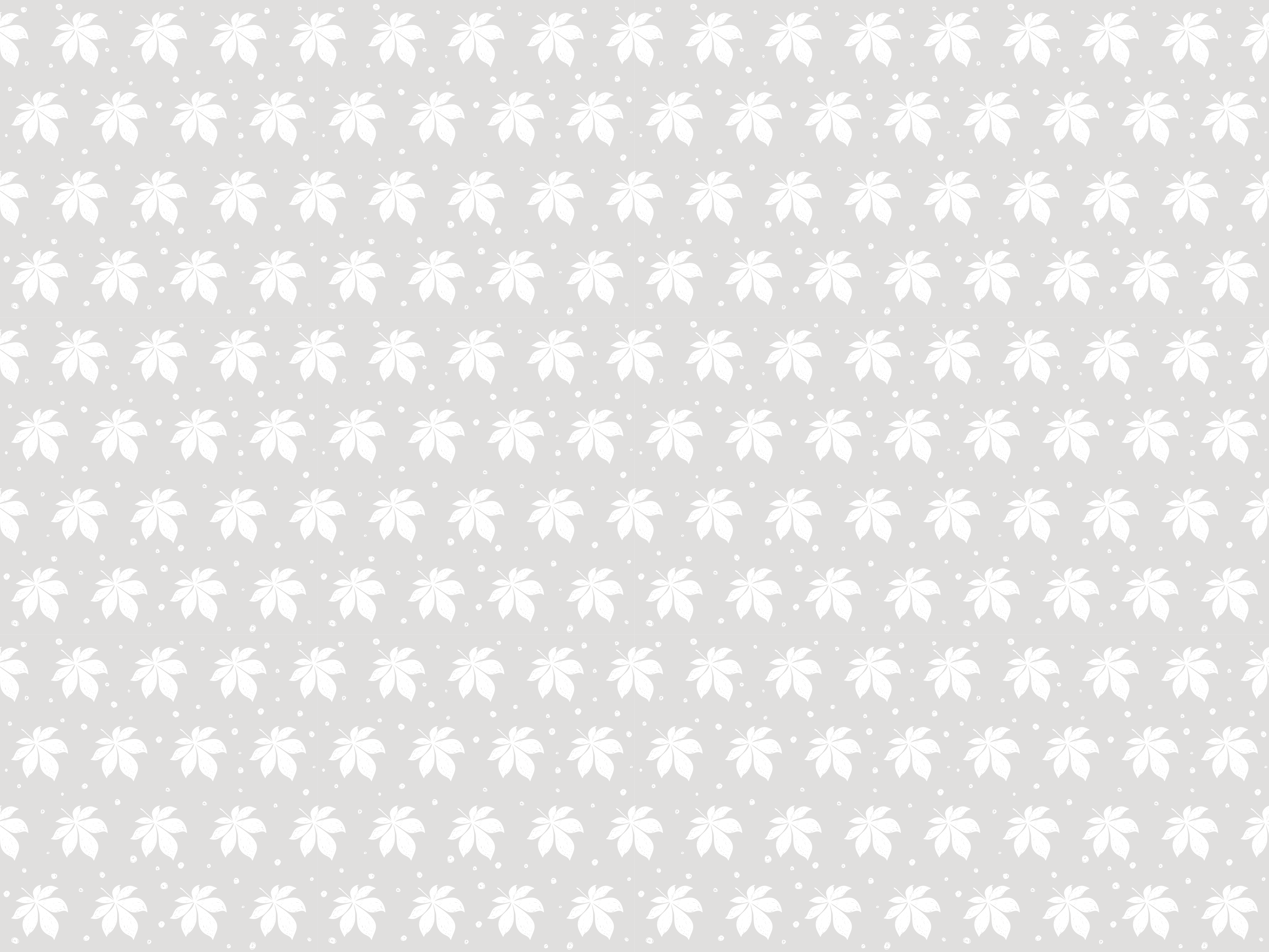 xαλί βινυλίου με λουλούδια λεπτό βοτανικό στοιχείο - TenStickers