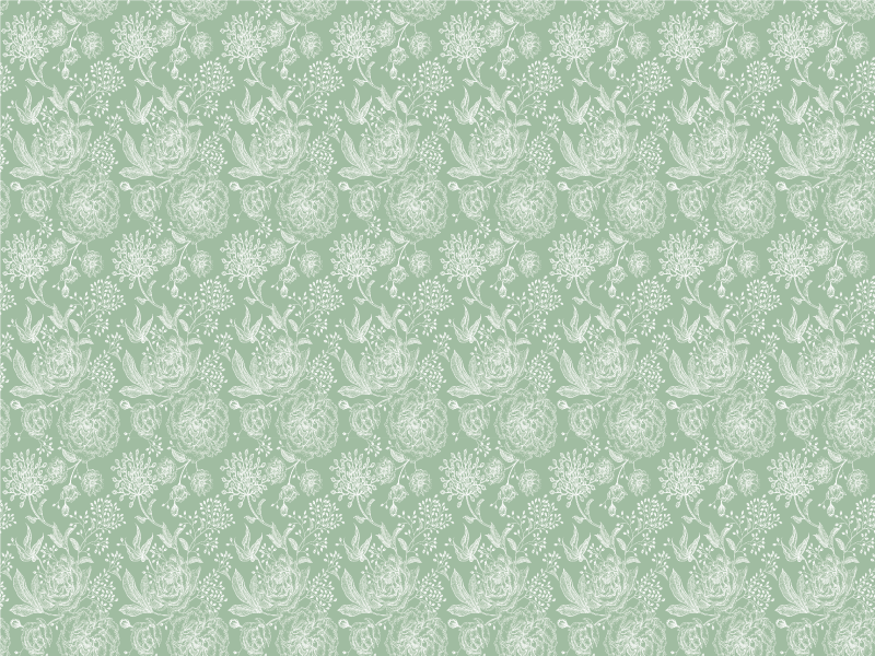 xαλί βινυλίου με λουλούδια floral κομψότητα επιφάνεια - TenStickers