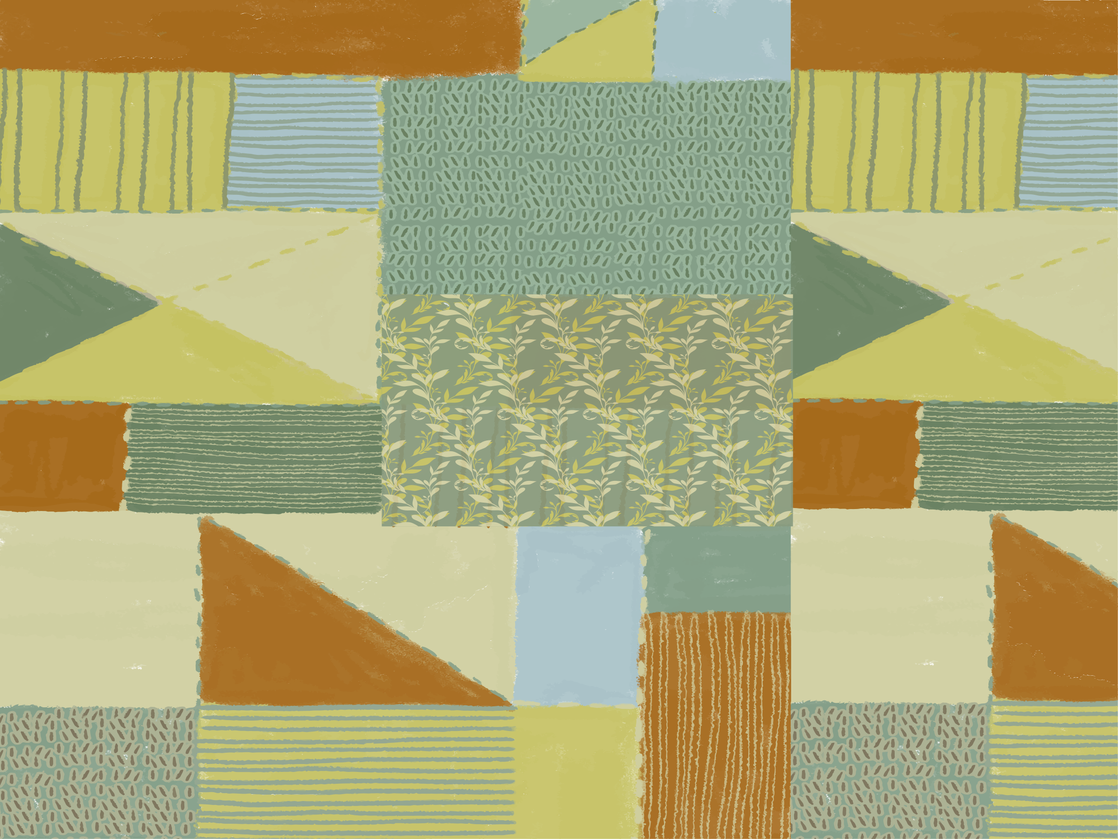 συνονθύλευμα τρίγωνο σχέδιο γεωμετρικά χαλιά - TenStickers