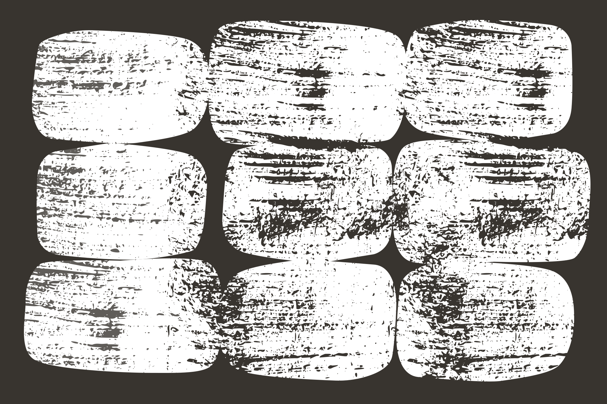 μοντέρνο χαλί γεωμετρικών σχημάτων στυλ μέσα του αιώνα - TenStickers