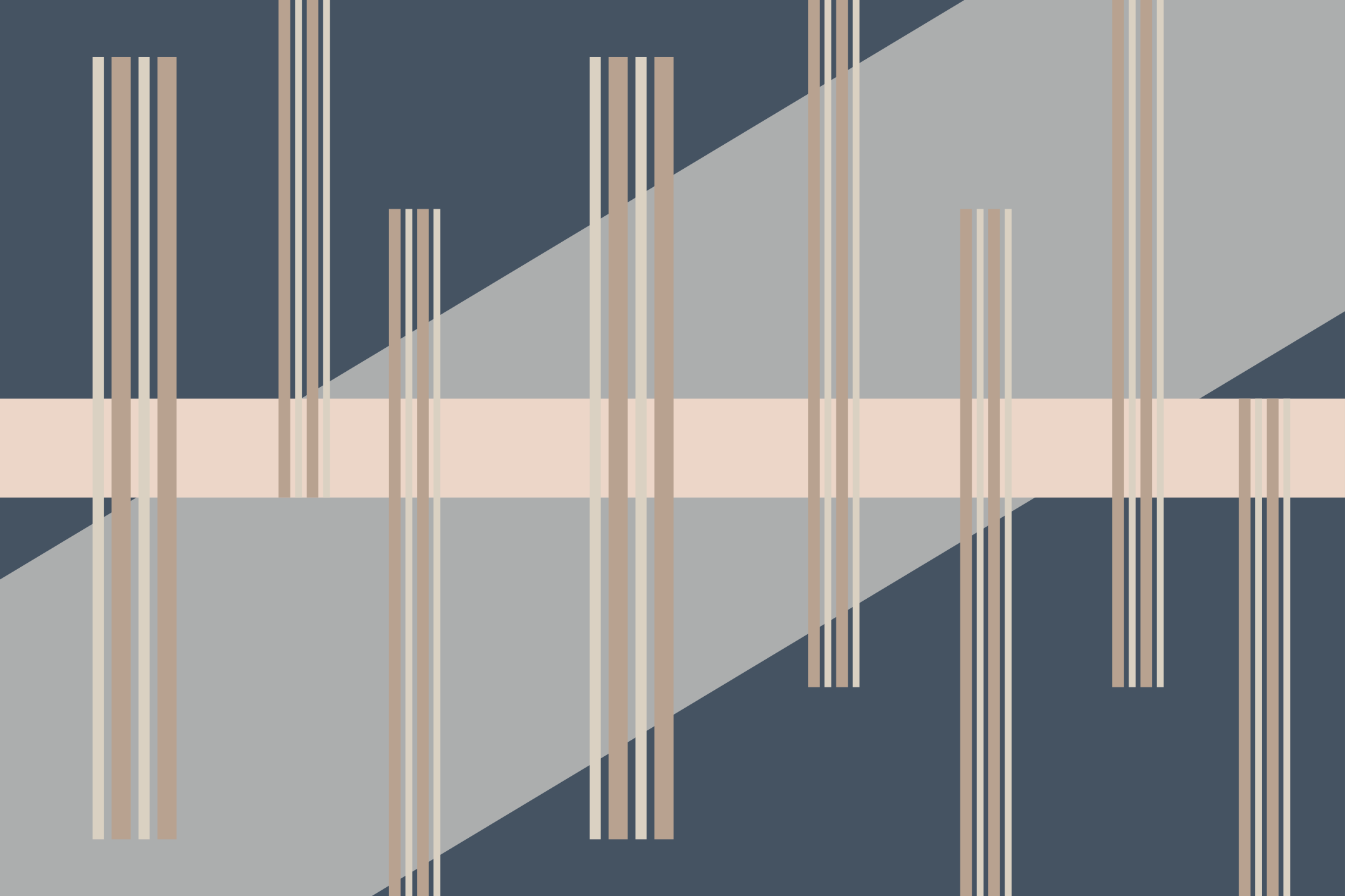 ριγέ χαλί ριγέ αισθητική - TenStickers