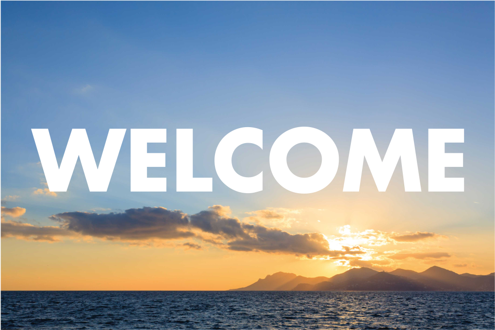 χαλί εισόδου είσοδος καλωσορίσματος ηλιοβασιλέματος - TenStickers