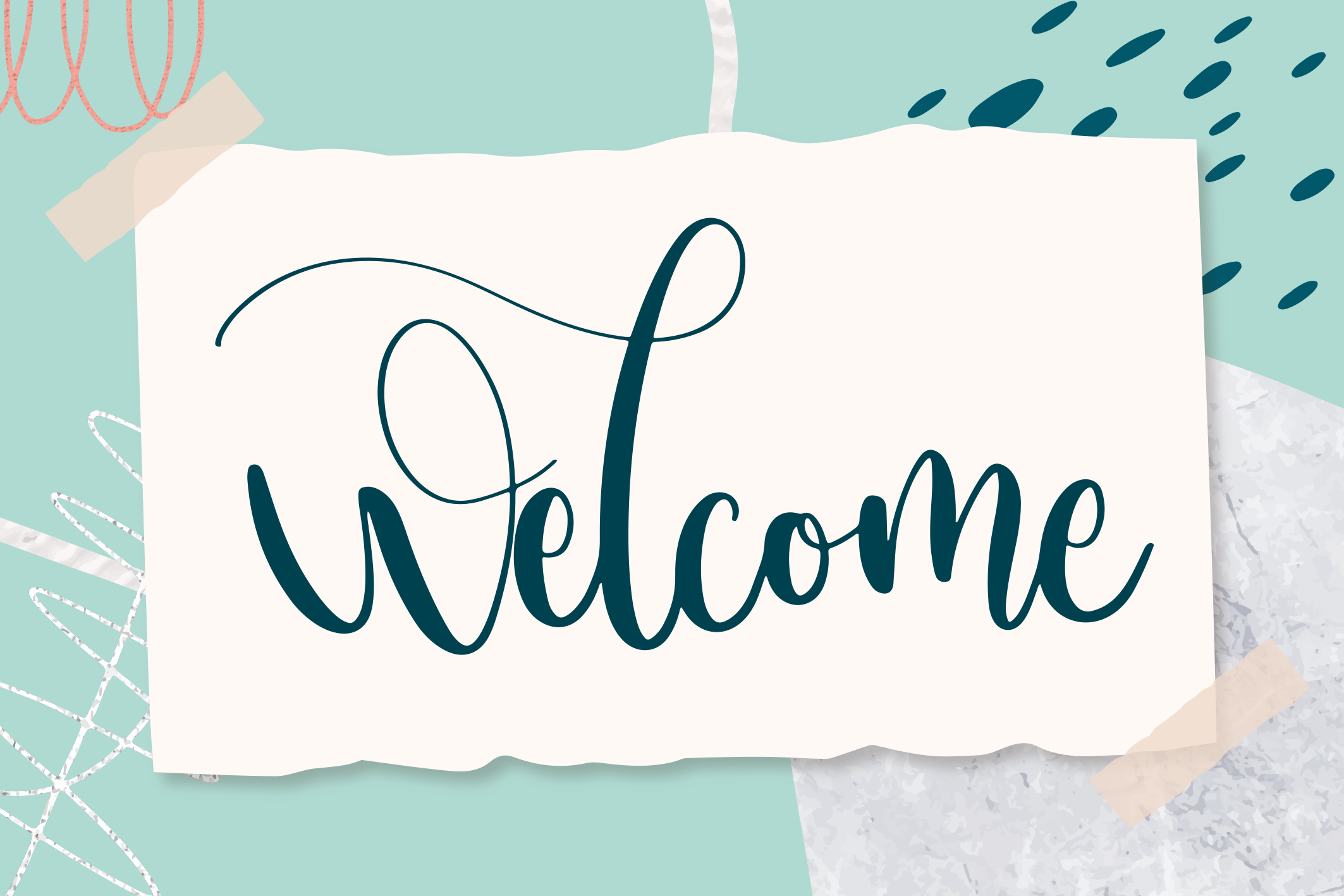 xαλιά βινυλίου με φράσεις κομψό κείμενο εισόδου - TenStickers