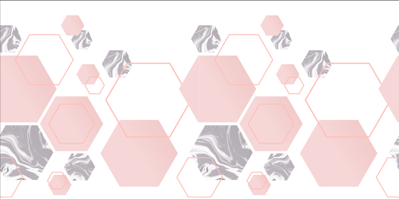 γεωμετρικά χαλιά με γεωμετρικό εξάγωνο σχέδιο - TenStickers