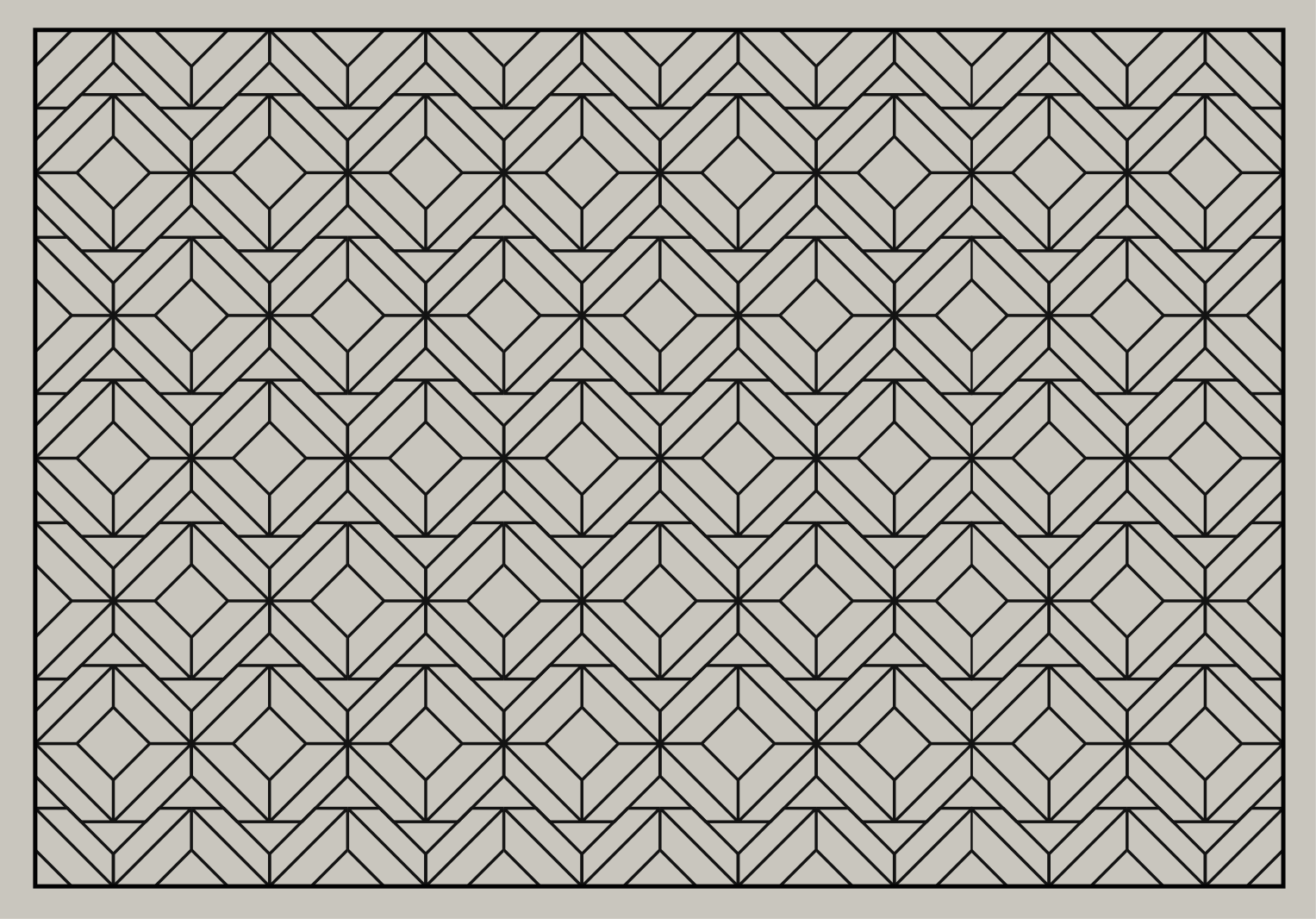 ασπρόμαυρα τετράγωνα μοτίβα γεωμετρικά χαλιά - TenStickers