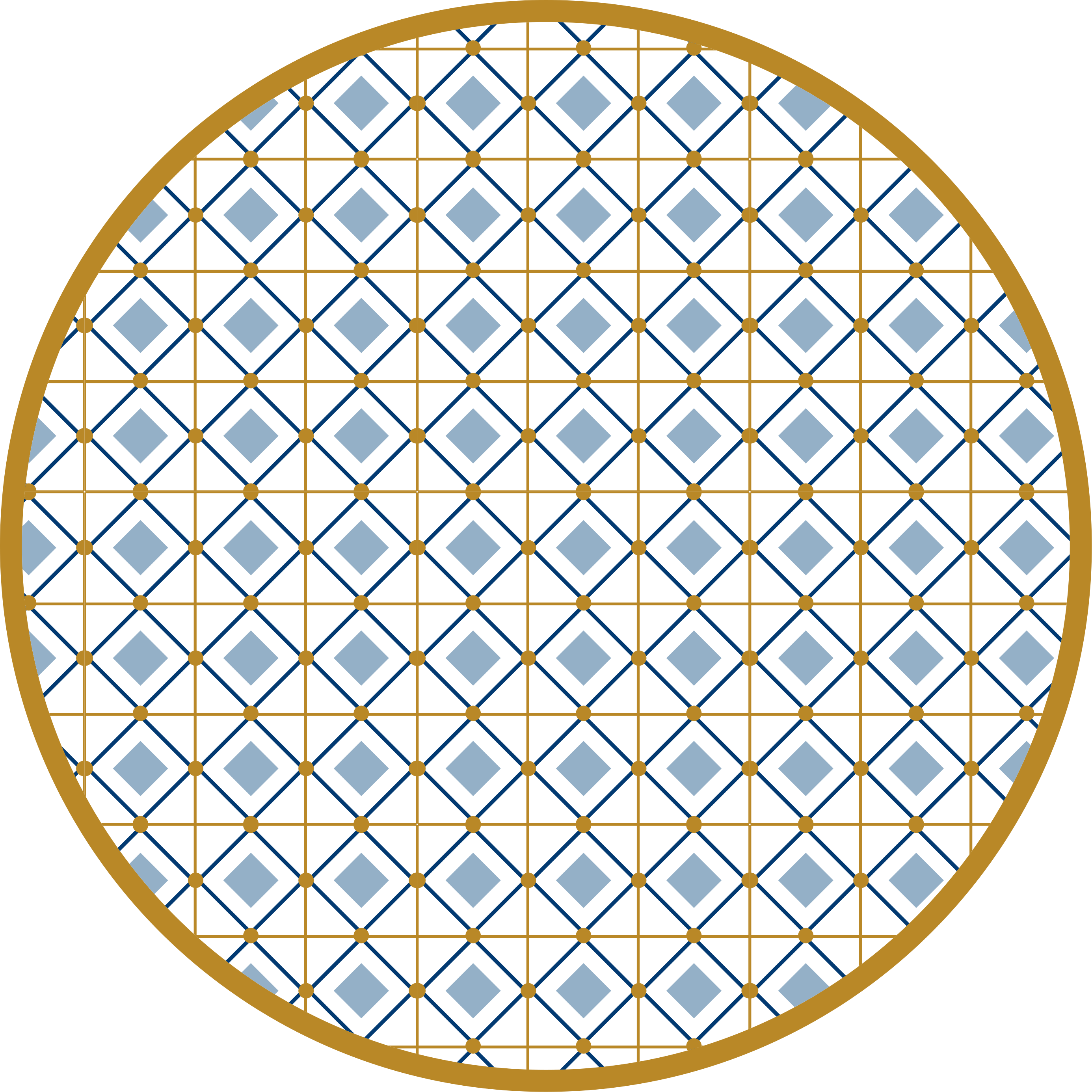 xαλί βινυλίου με εφέ πλακιδίων κυκλικά πλακάκια - TenStickers