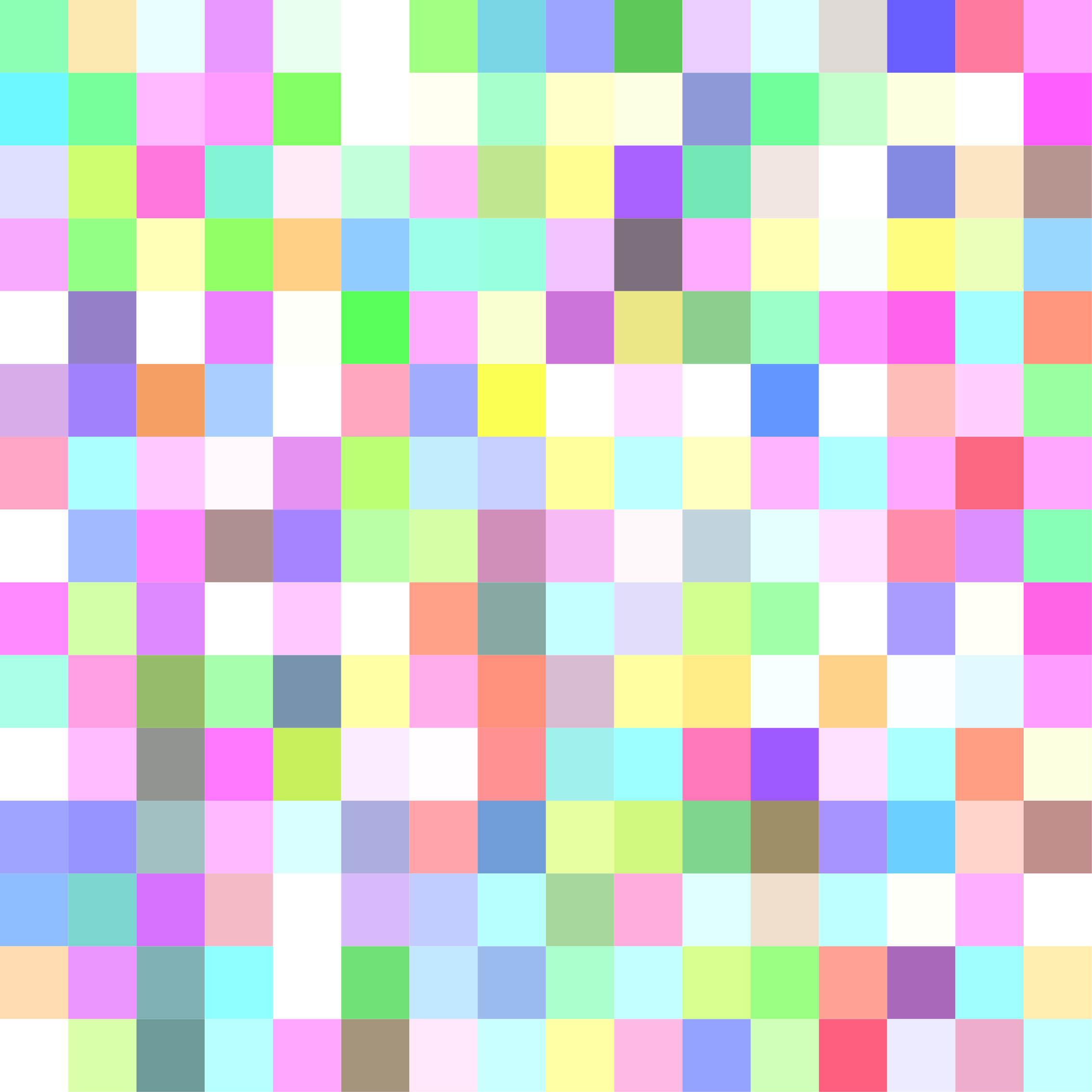 πολύχρωμα τετράγωνα pixel μοτίβο γεωμετρικά χαλιά - TenStickers