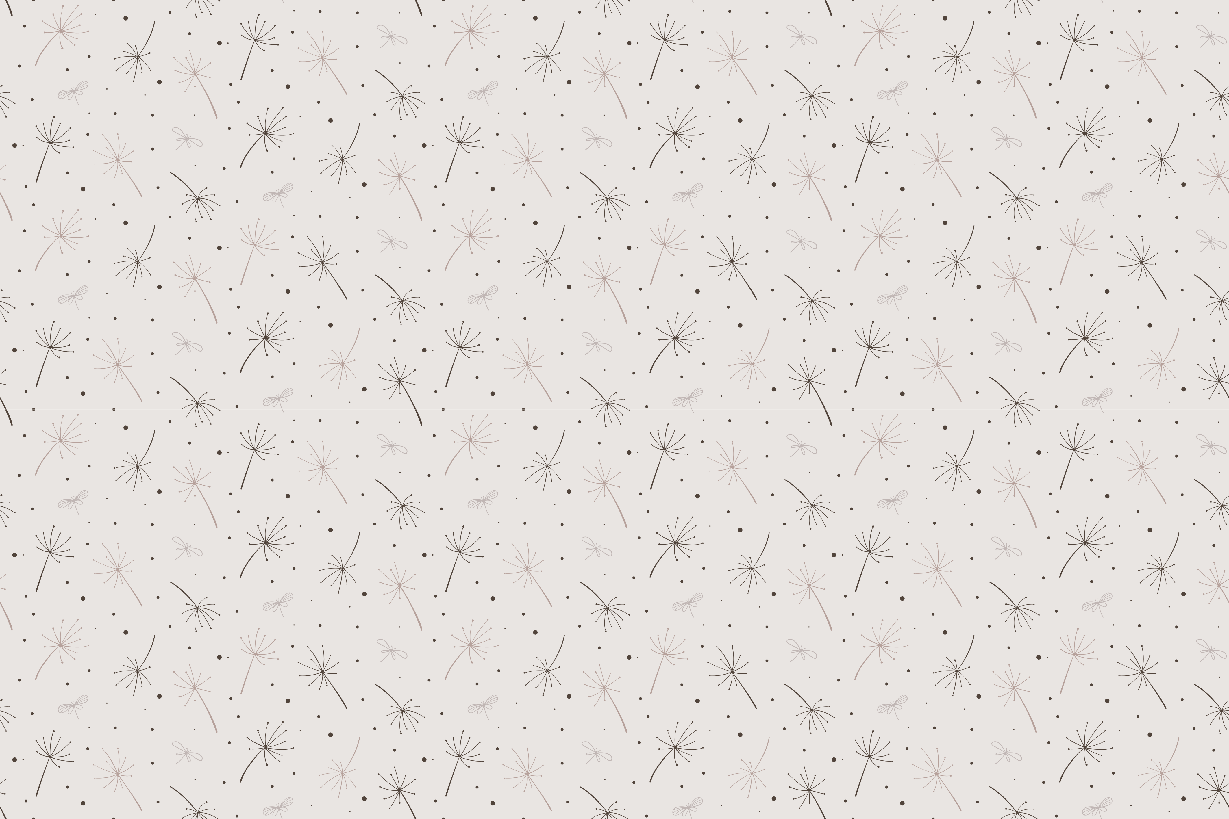 λουλουδάτο χαλί με λεπτό γρασίδι σε σκανδιναβικό στυλ - TenStickers