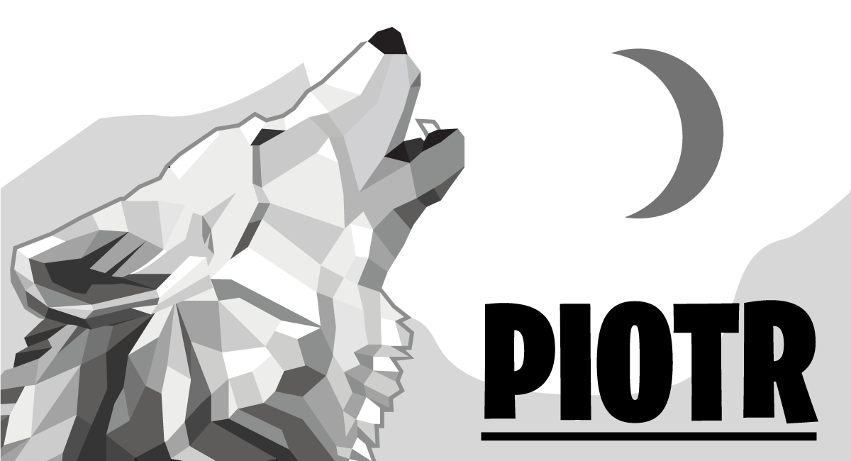 Βινυλιακό χαλί με όνομα γεωμετρικός λύκος - TenStickers